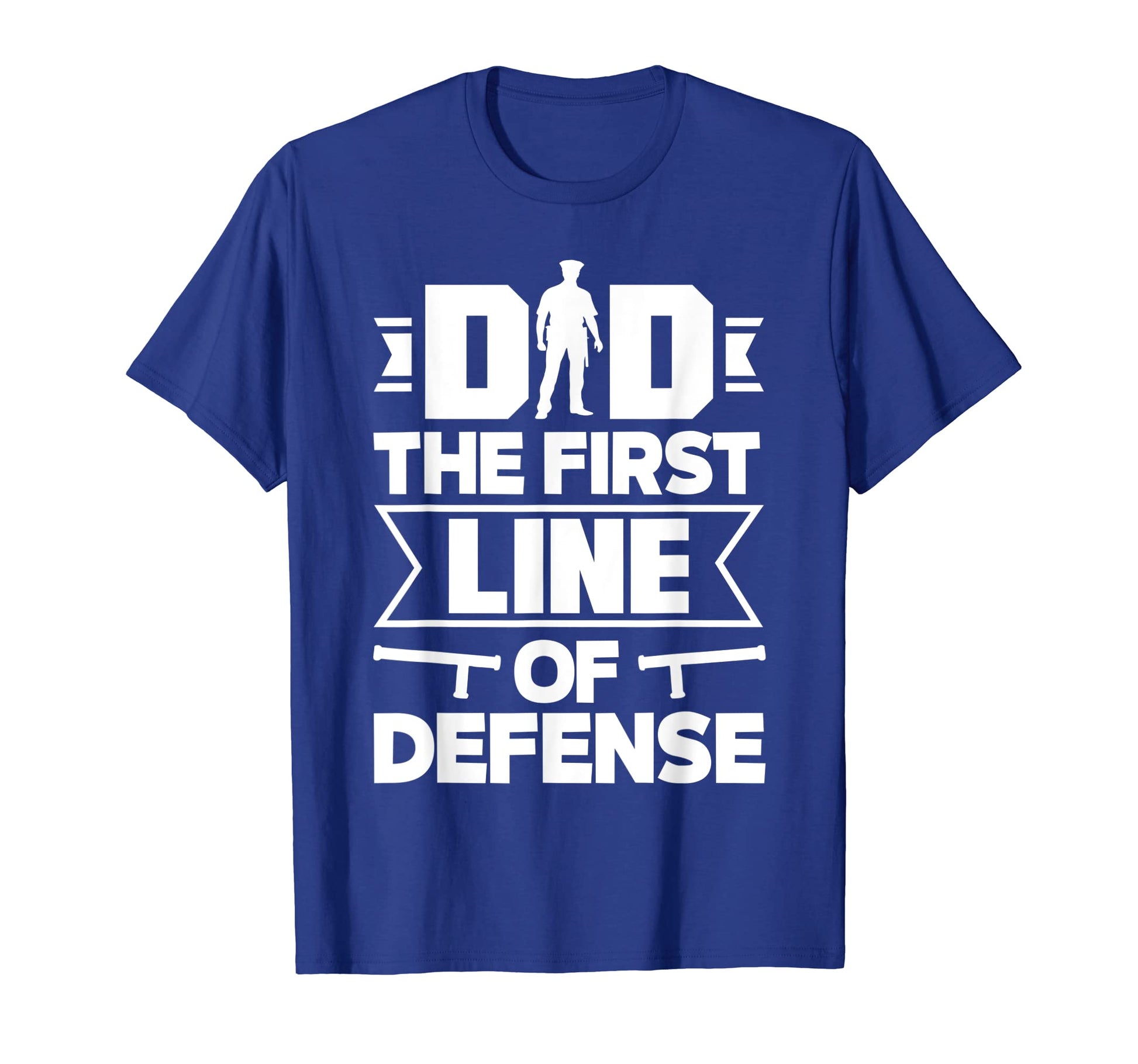 Dad First Line Defense Fathers Day T-Shirt - Aesthetic Graphic Unisex - T-Shirt, Sweatshirt, Hoodie