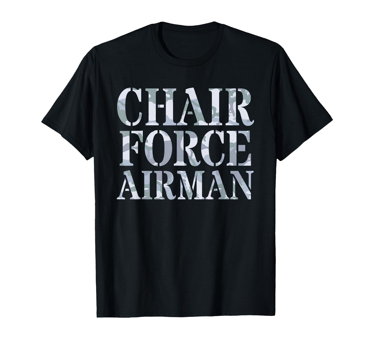 Sarcastic Chair Force Airman T-Shirt - Fun Novelty Design Men Women - T-Shirt, Sweatshirt, Hoodie