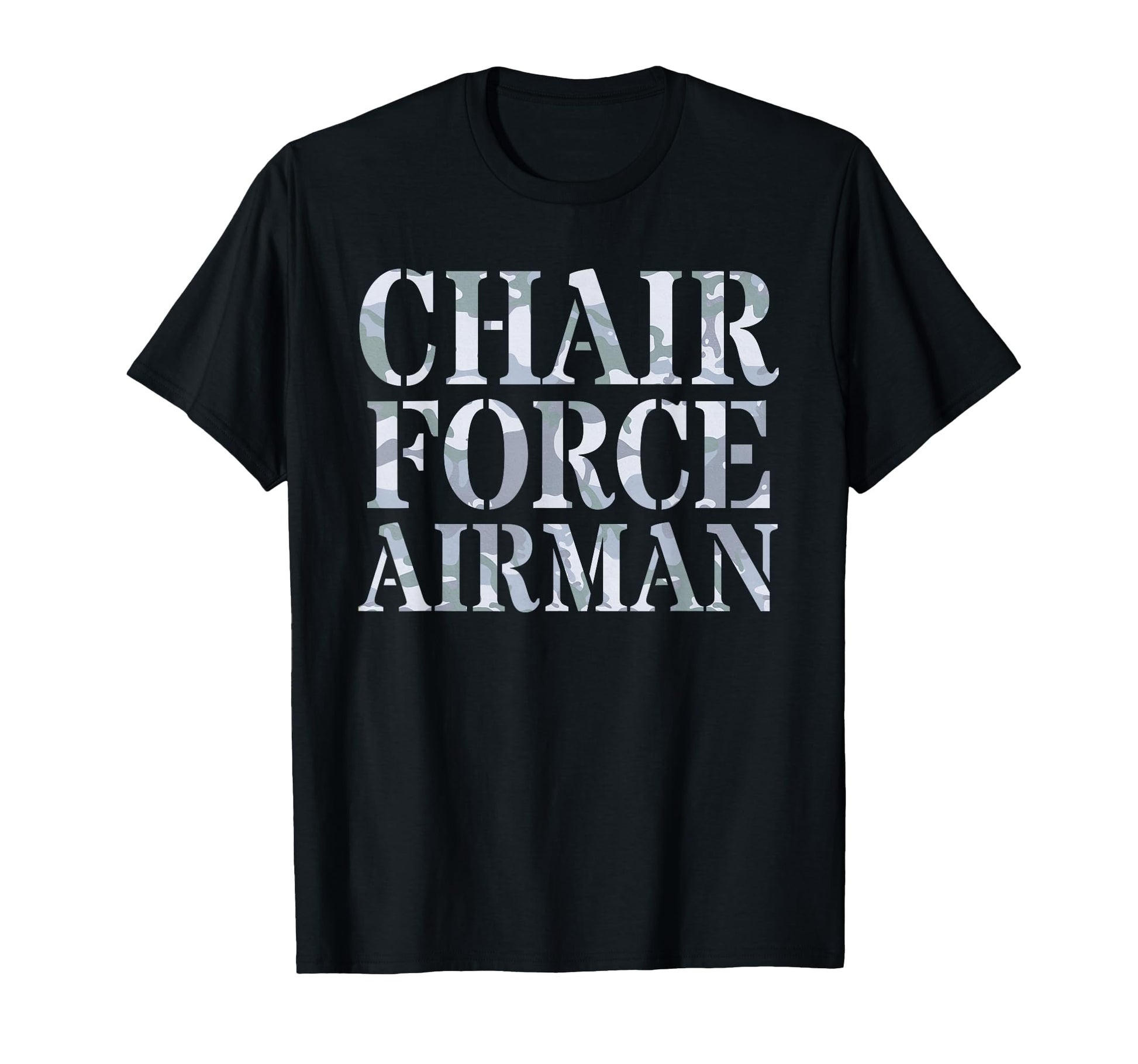 Sarcastic Chair Force Airman T-Shirt - Fun Novelty Design Men Women - T-Shirt, Sweatshirt, Hoodie