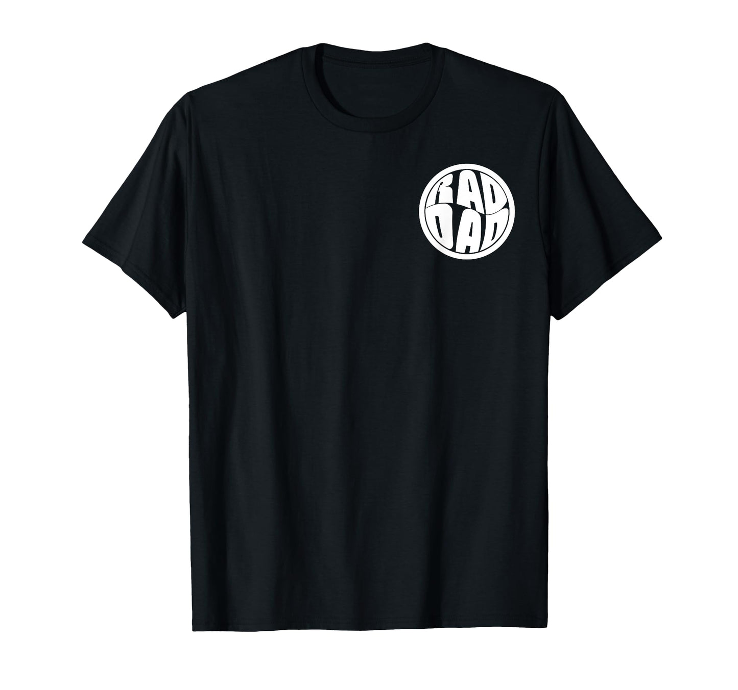 Rad Dad 60S Surfer Fathers Patch T-Shirt - Minimalist Print for Adults - T-Shirt, Sweatshirt, Hoodie