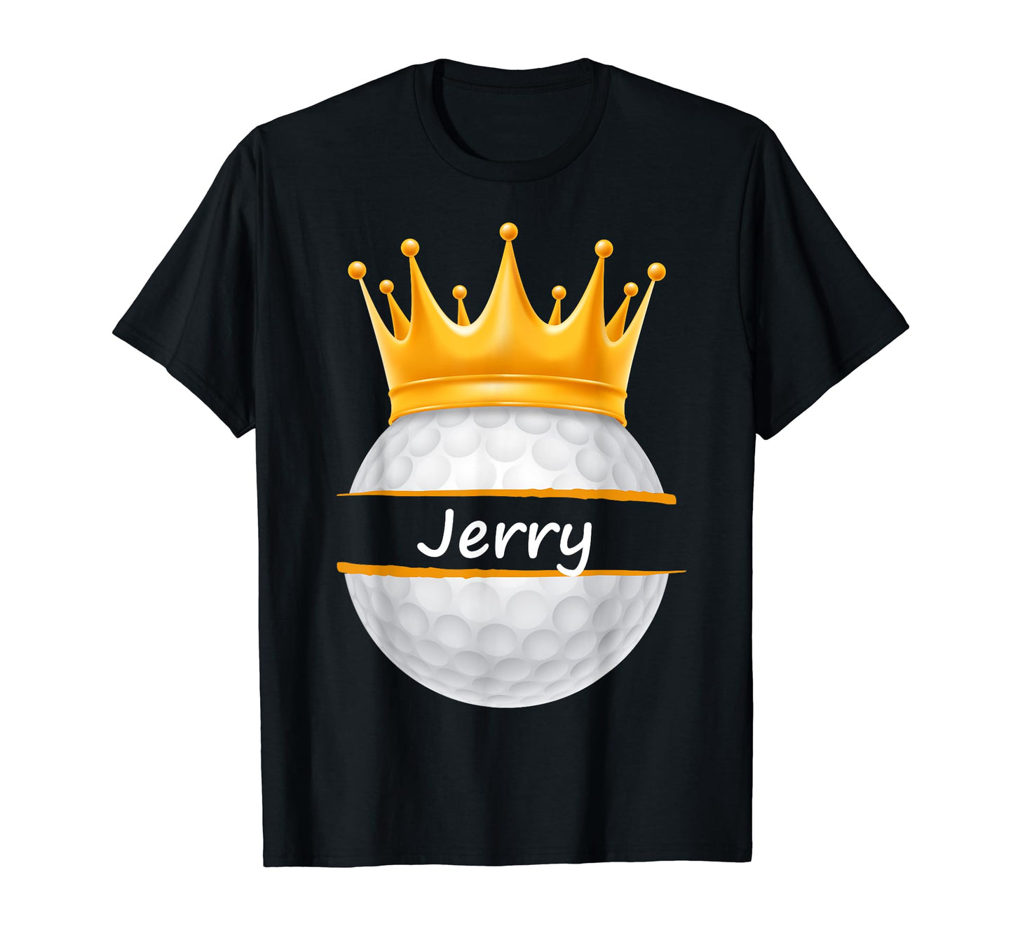 Novelty Golf Personalized Name Jerry T-Shirt - Trendy Graphic for Adults - T-Shirt, Sweatshirt, Hoodie