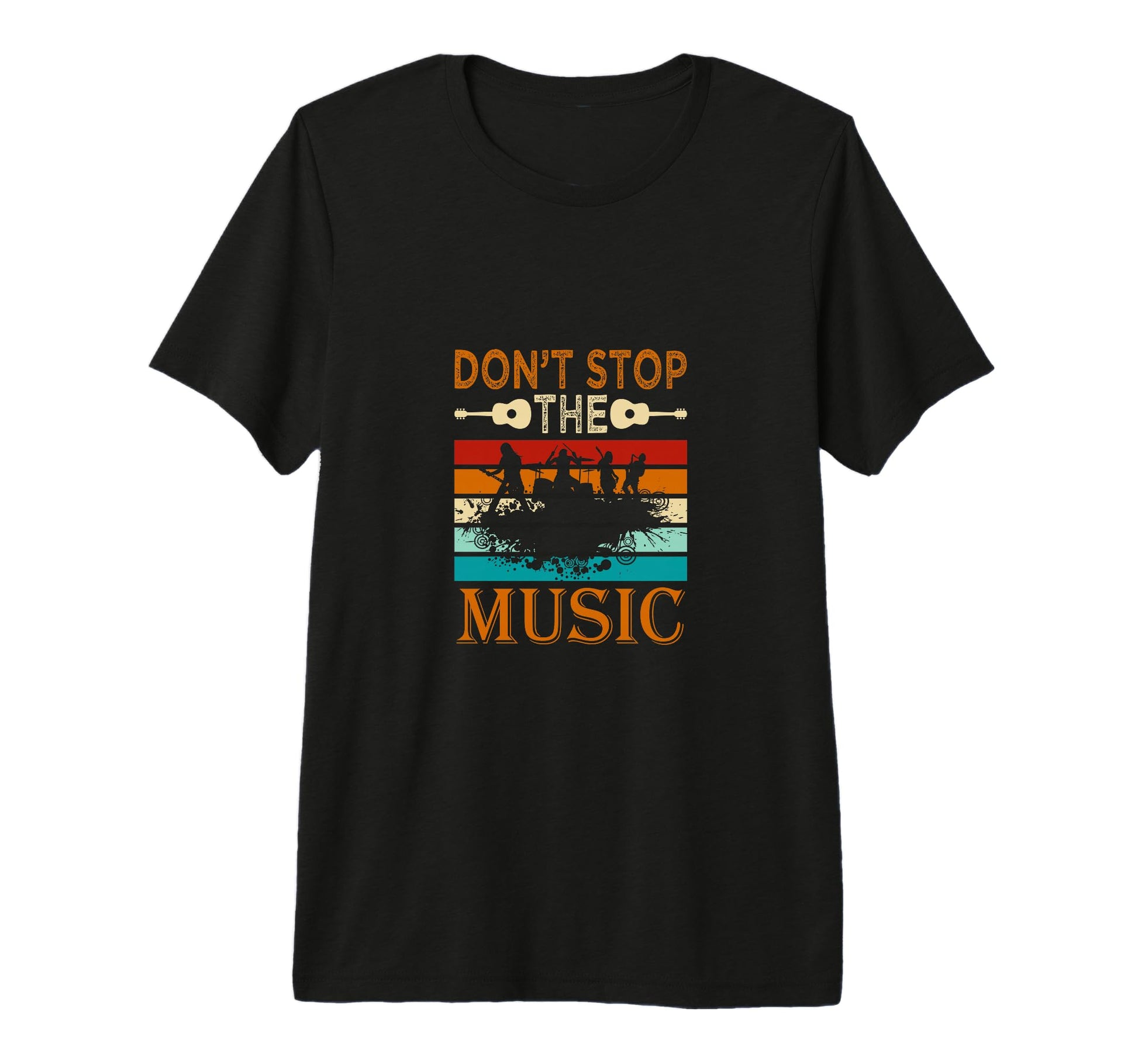 Dont Stop Music Music Lover Musician T-Shirt - Novelty Apparel Men Women - T-Shirt, Sweatshirt, Hoodie