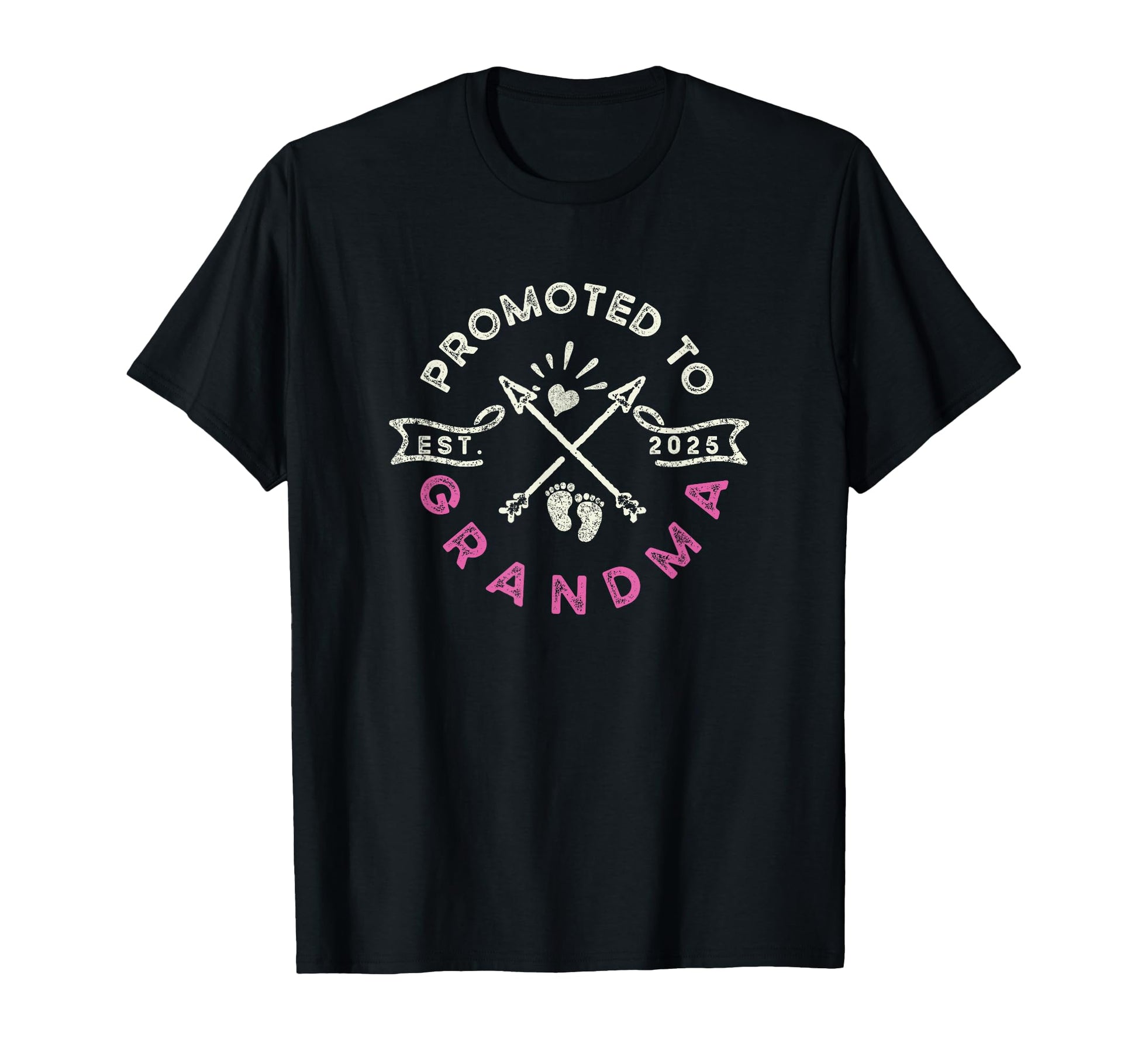 Promoted To Grandma Est 2025 New Grandpa T-Shirt - Custom Art Print Unisex - T-Shirt, Sweatshirt, Hoodie