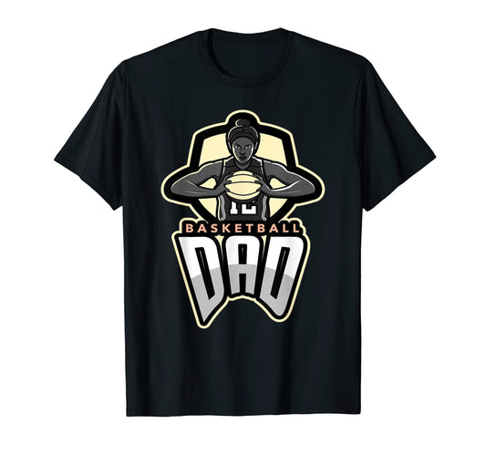 Basketball Dad Love Sports T-Shirt - Casual Everyday Wear for Adults - T-Shirt, Sweatshirt, Hoodie