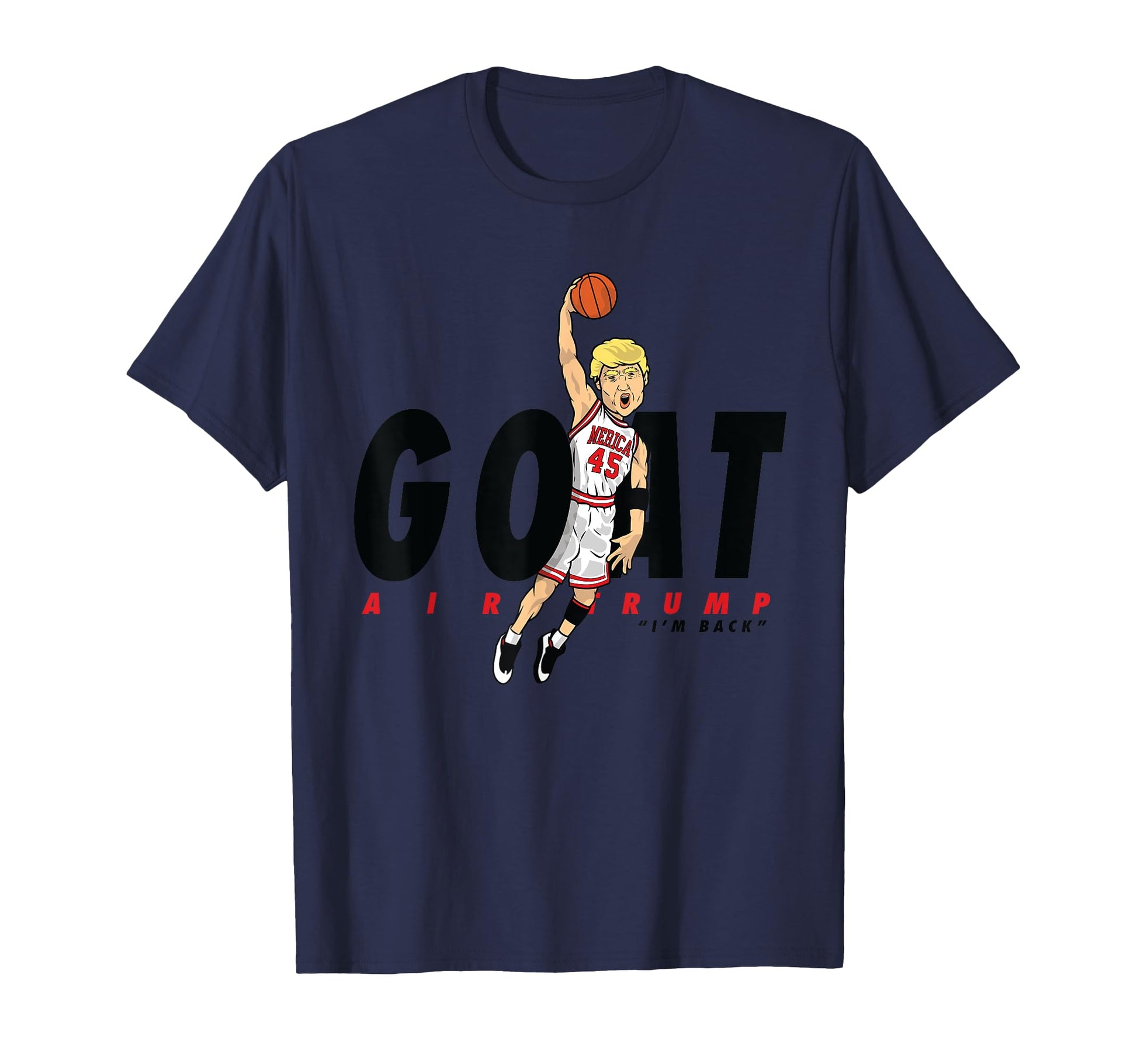 Presidential Basketball Donald Trump T-Shirt - Custom Art Print for Adults - T-Shirt, Sweatshirt, Hoodie