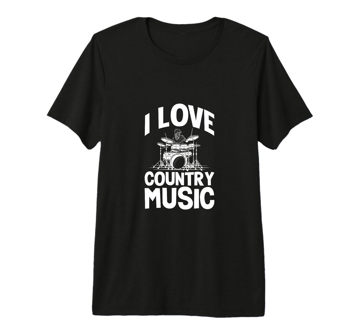 I Love Country Music Music Lover T-Shirt - Graphic Print Men Women - T-Shirt, Sweatshirt, Hoodie
