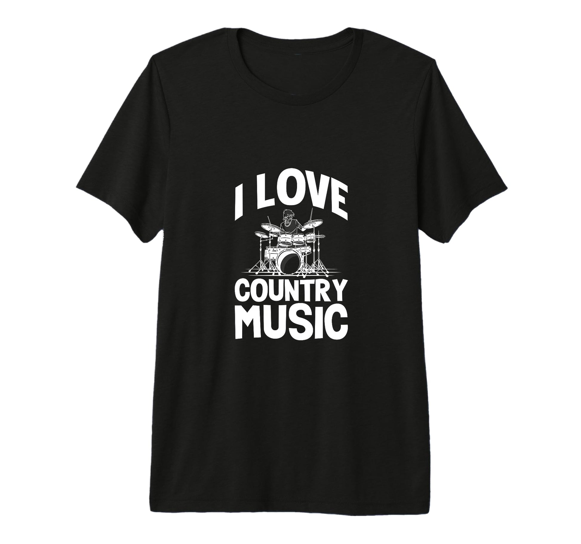 I Love Country Music Music Lover T-Shirt - Graphic Print Men Women - T-Shirt, Sweatshirt, Hoodie
