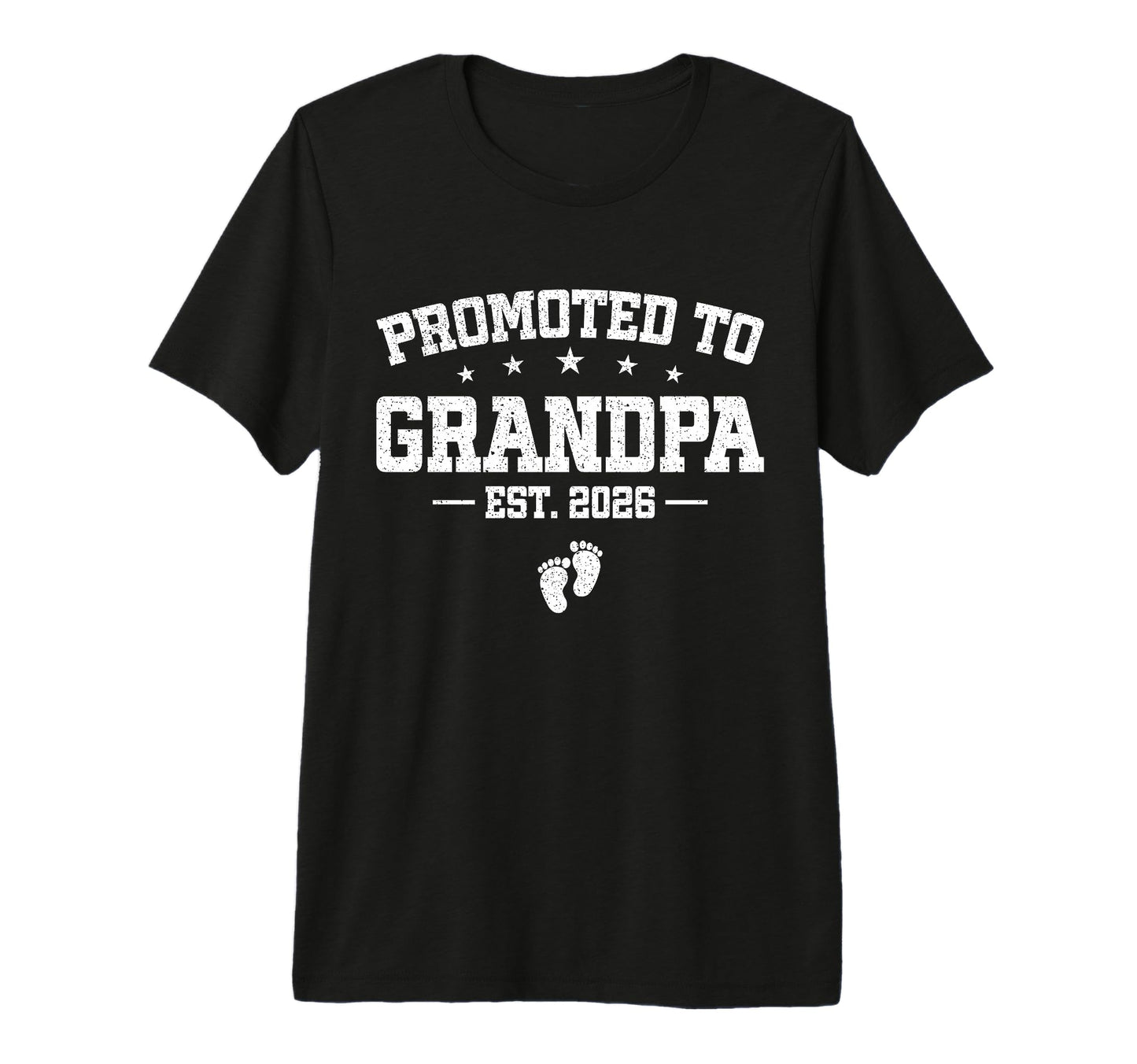 Mens Promoted To Grandpa Est 2026 New T-Shirt - Trendy Graphic for Adults - T-Shirt, Sweatshirt, Hoodie
