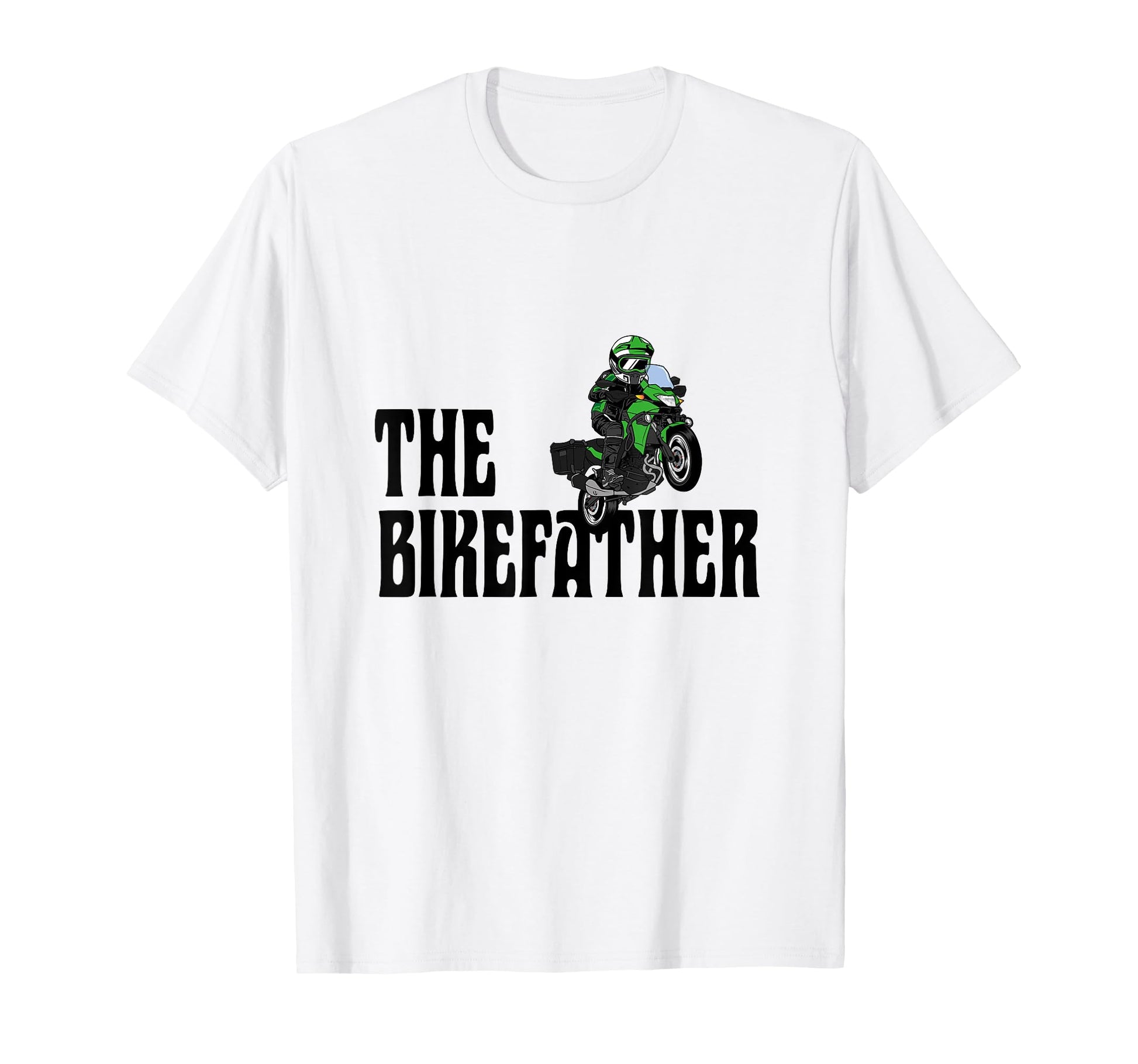 Biker Biker Dad Bikefather Funny Motorcycle T-Shirt - Trendy Graphic Unisex - T-Shirt, Sweatshirt, Hoodie