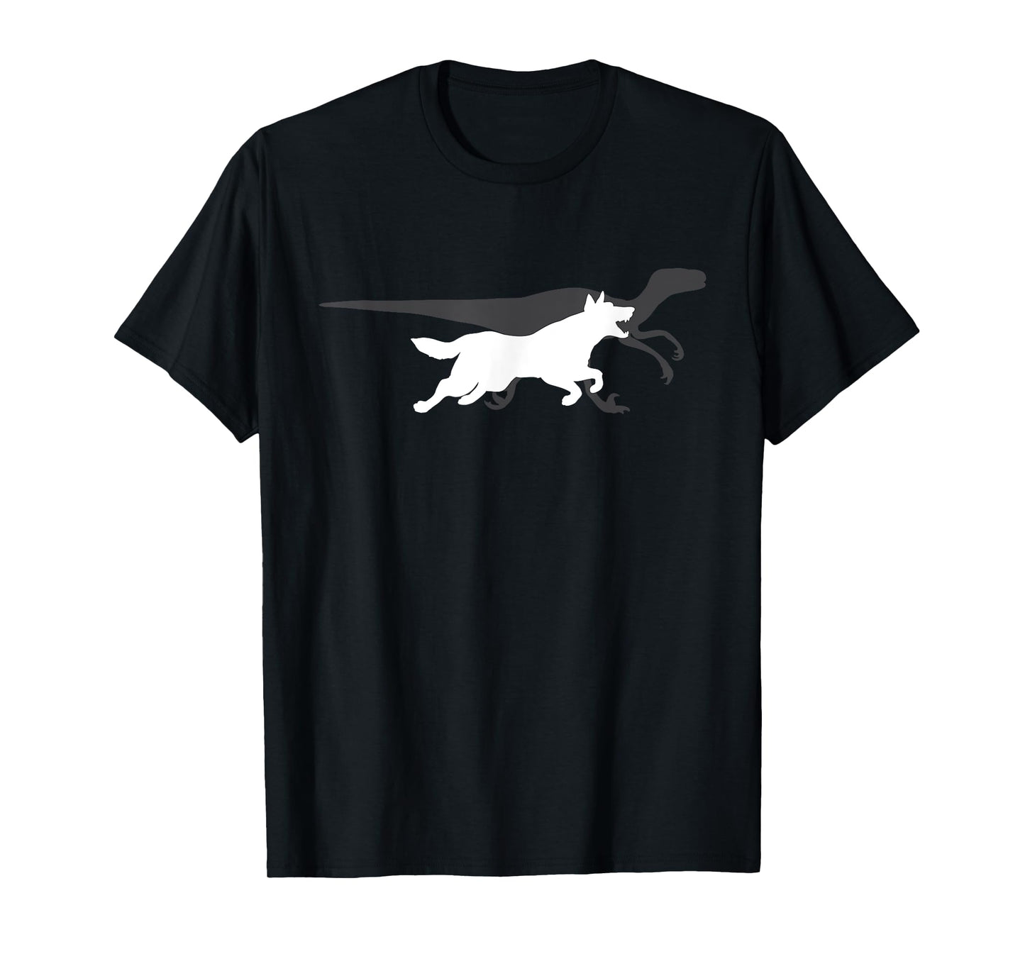 Belgian Malinois Velociraptor T-Shirt - Custom Art Print for Adults - T-Shirt, Sweatshirt, Hoodie
