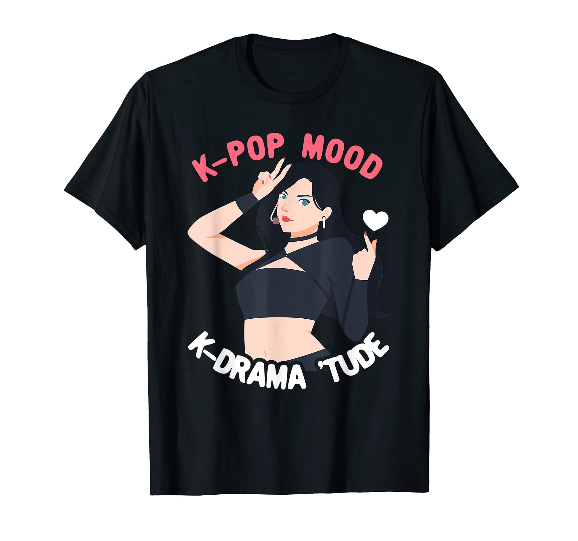 Kpop Fan And Kdrama K Pop Mood K T-Shirt - Minimalist Print for Adults - T-Shirt, Sweatshirt, Hoodie
