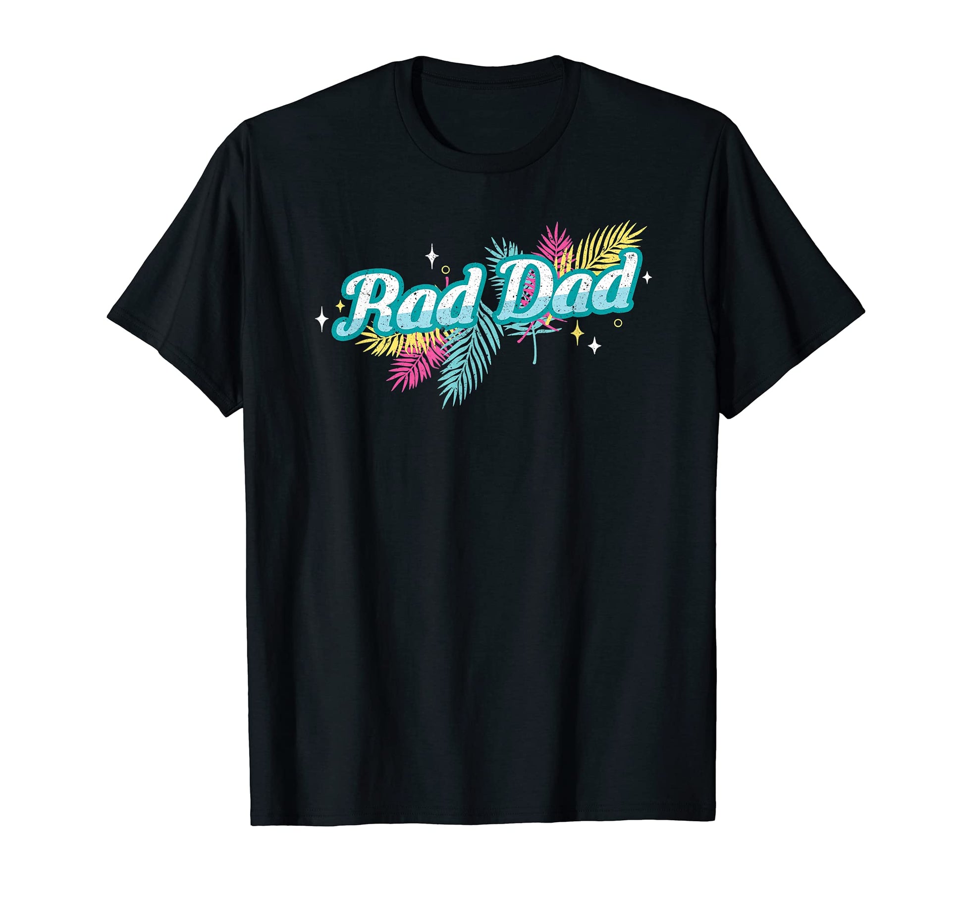 Happy Fathers Day 2021 Rad Dad 90S T-Shirt - Custom Art Print Men Women - T-Shirt, Sweatshirt, Hoodie