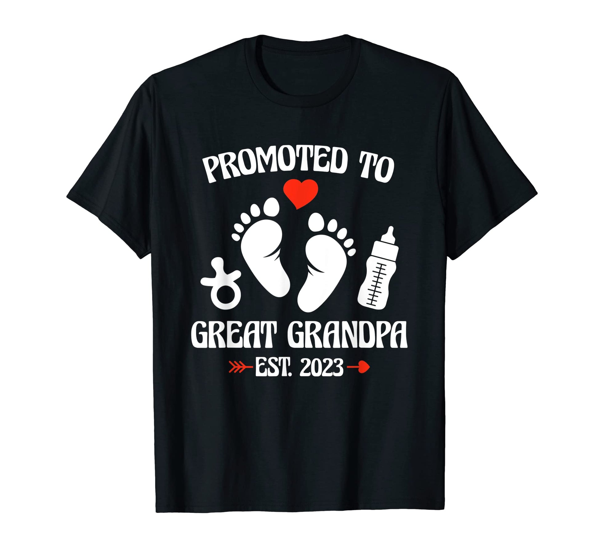 Mens Promoted To Great Grandpa 2023 T-Shirt - Aesthetic Graphic Men Women - T-Shirt, Sweatshirt, Hoodie