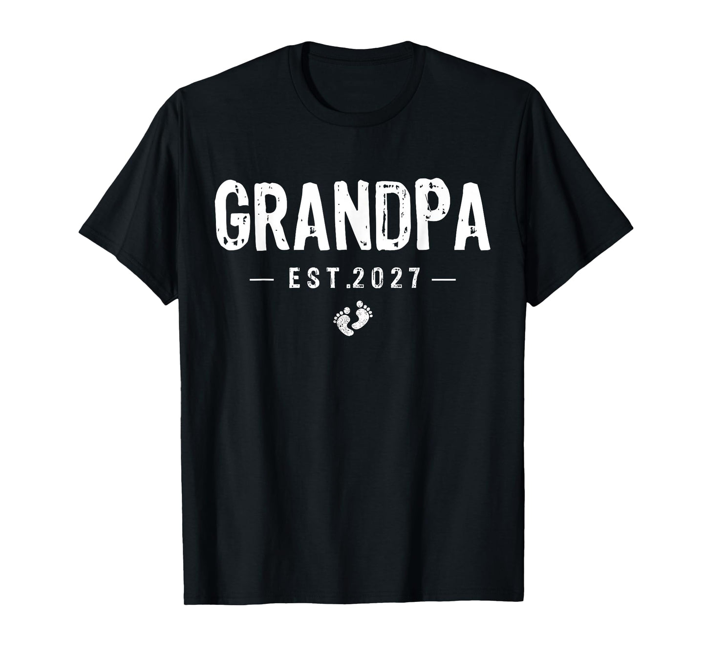Promoted To Grandpa Est 2027 T-Shirt - Novelty Apparel for Adults - T-Shirt, Sweatshirt, Hoodie