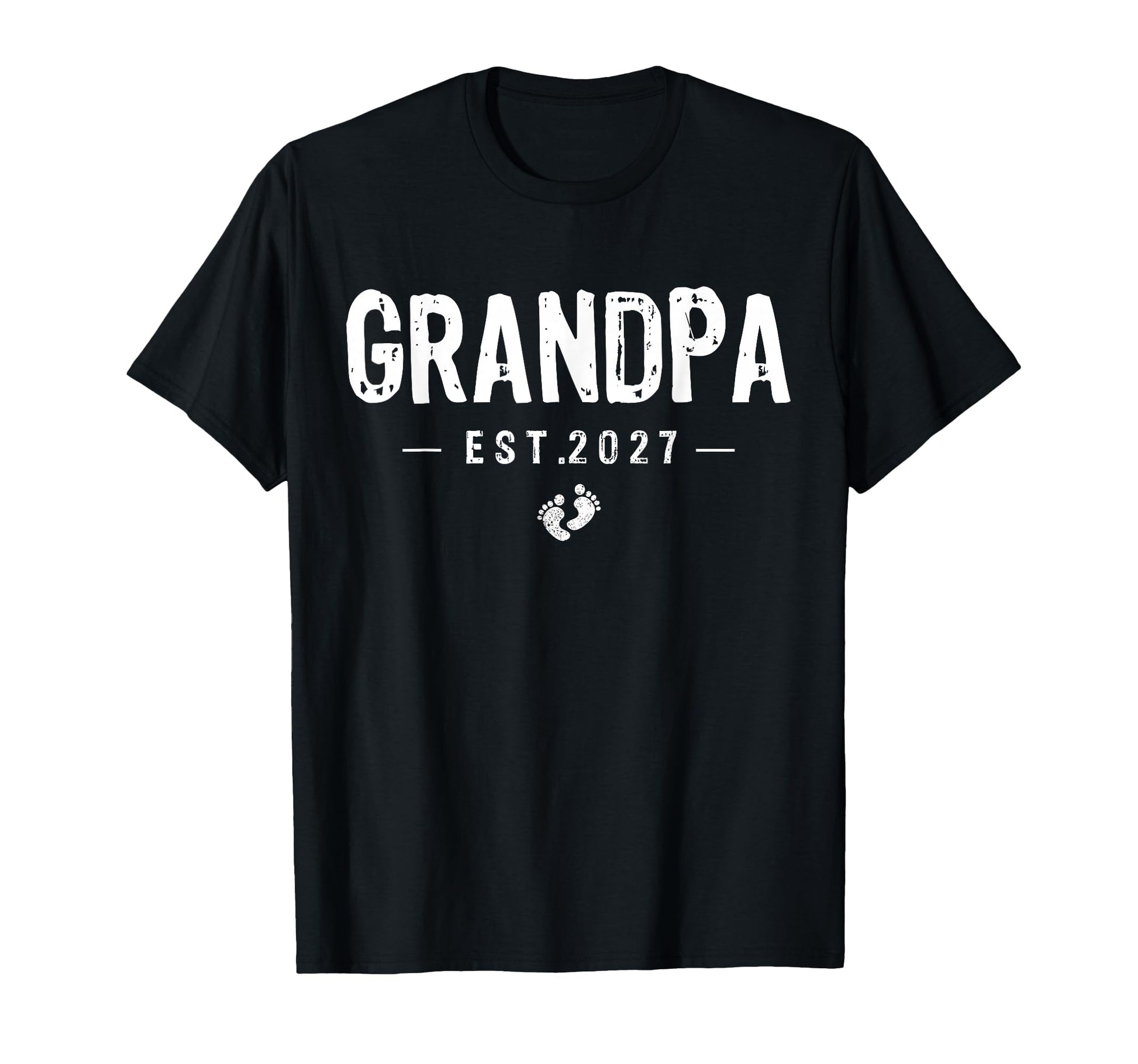 Promoted To Grandpa Est 2027 T-Shirt - Novelty Apparel for Adults - T-Shirt, Sweatshirt, Hoodie