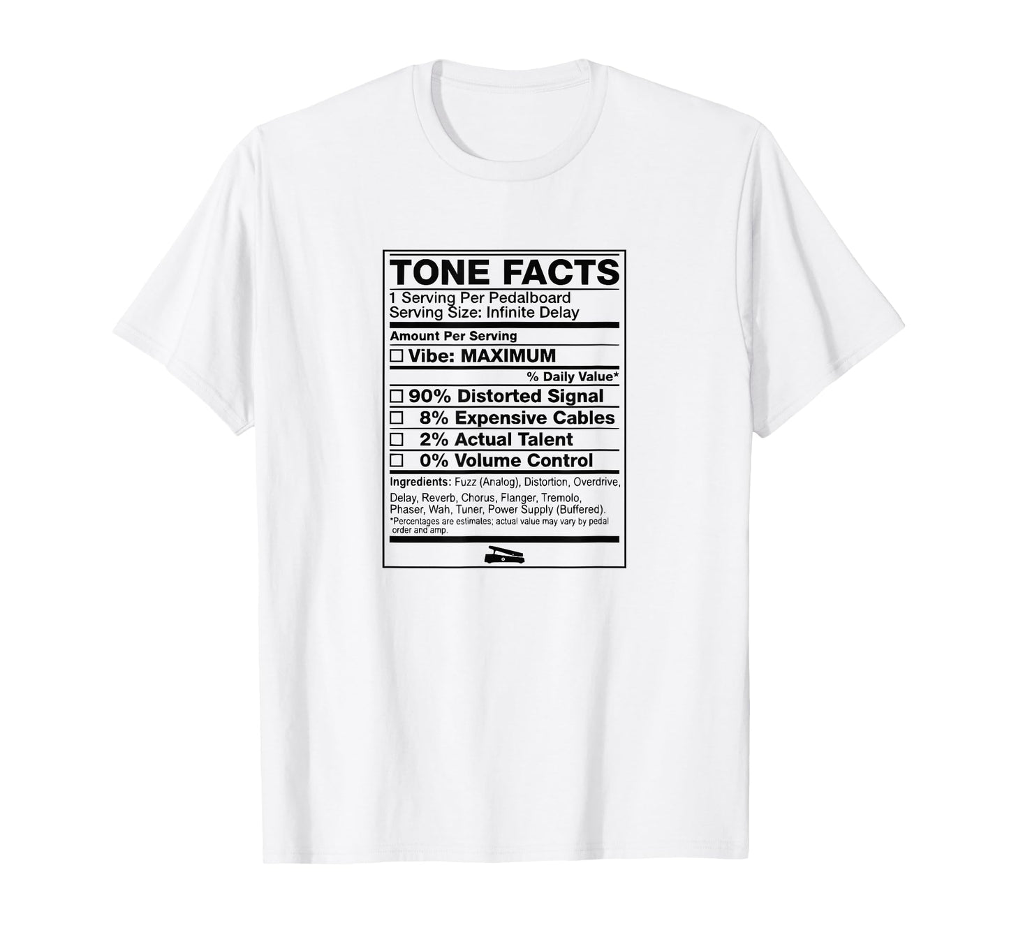 Tone Facts Funny Guitar Player T-Shirt - Minimalist Print for Adults - T-Shirt, Sweatshirt, Hoodie