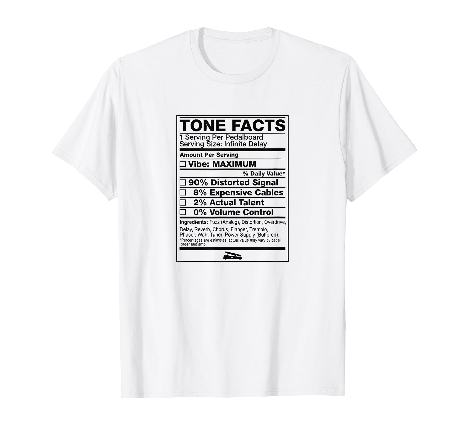 Tone Facts Funny Guitar Player T-Shirt - Minimalist Print for Adults - T-Shirt, Sweatshirt, Hoodie