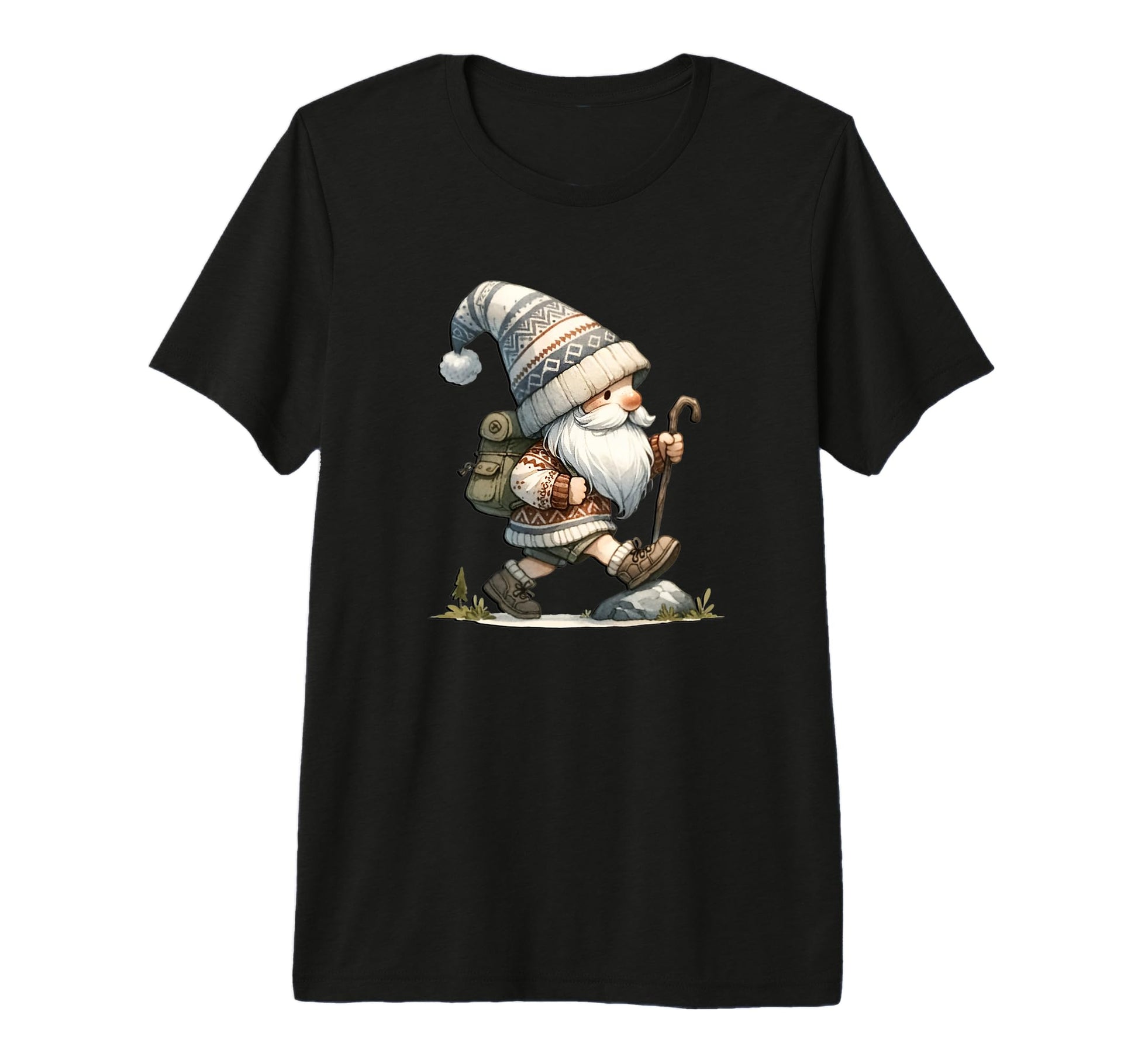 Cross Country Running Dad Gnome Hikers T-Shirt - Graphic Print for Adults - T-Shirt, Sweatshirt, Hoodie