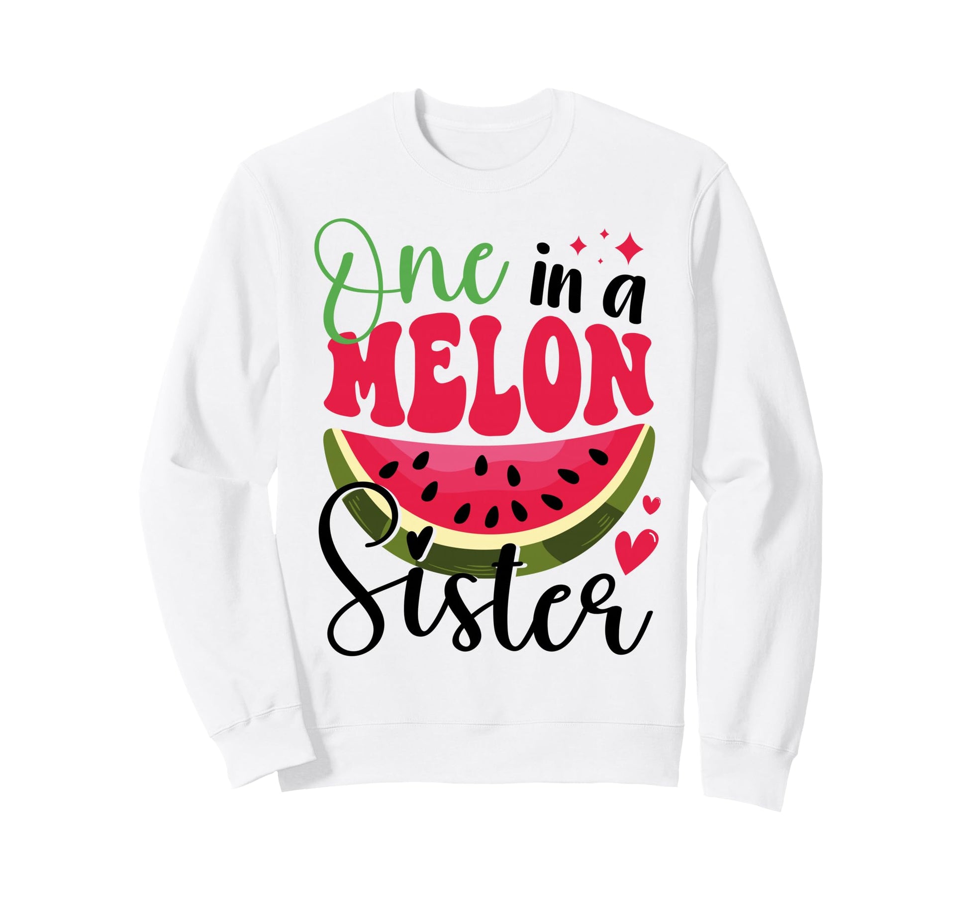 One Melon Sister 1St Birthday Sweatshirt - Custom Art Print for Adults - T-Shirt, Sweatshirt, Hoodie