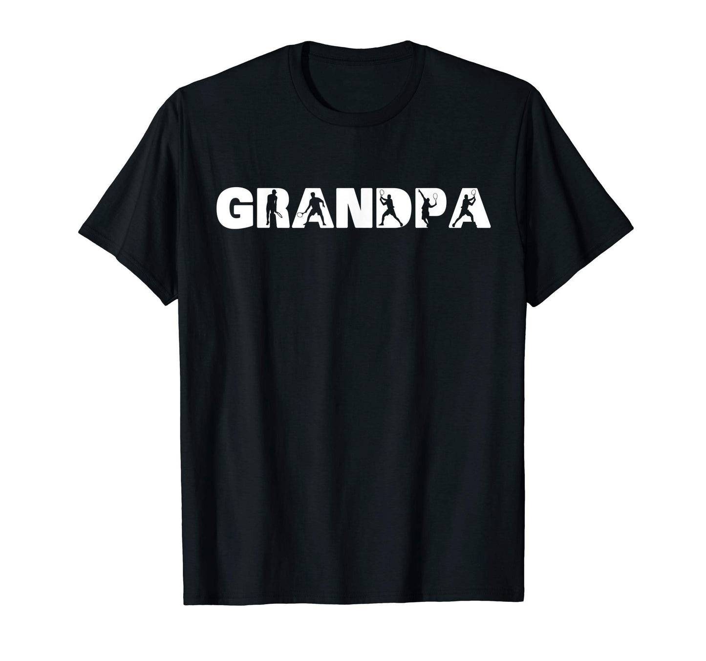 Mens Tennis Grandpa Pops Playing T-Shirt - Trendy Graphic for Adults - T-Shirt, Sweatshirt, Hoodie