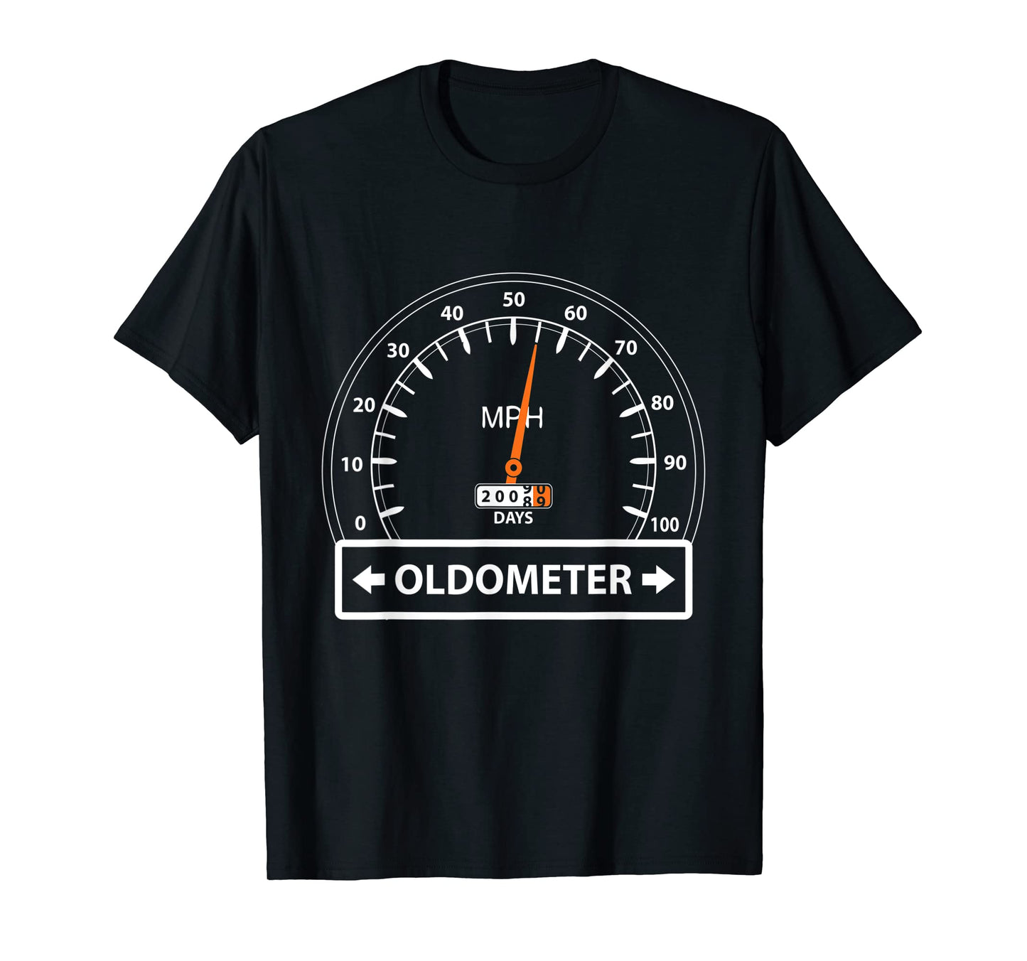 Funny Oldometer 55 Bday Motorcycle T-Shirt - Custom Art Print Men Women - T-Shirt, Sweatshirt, Hoodie