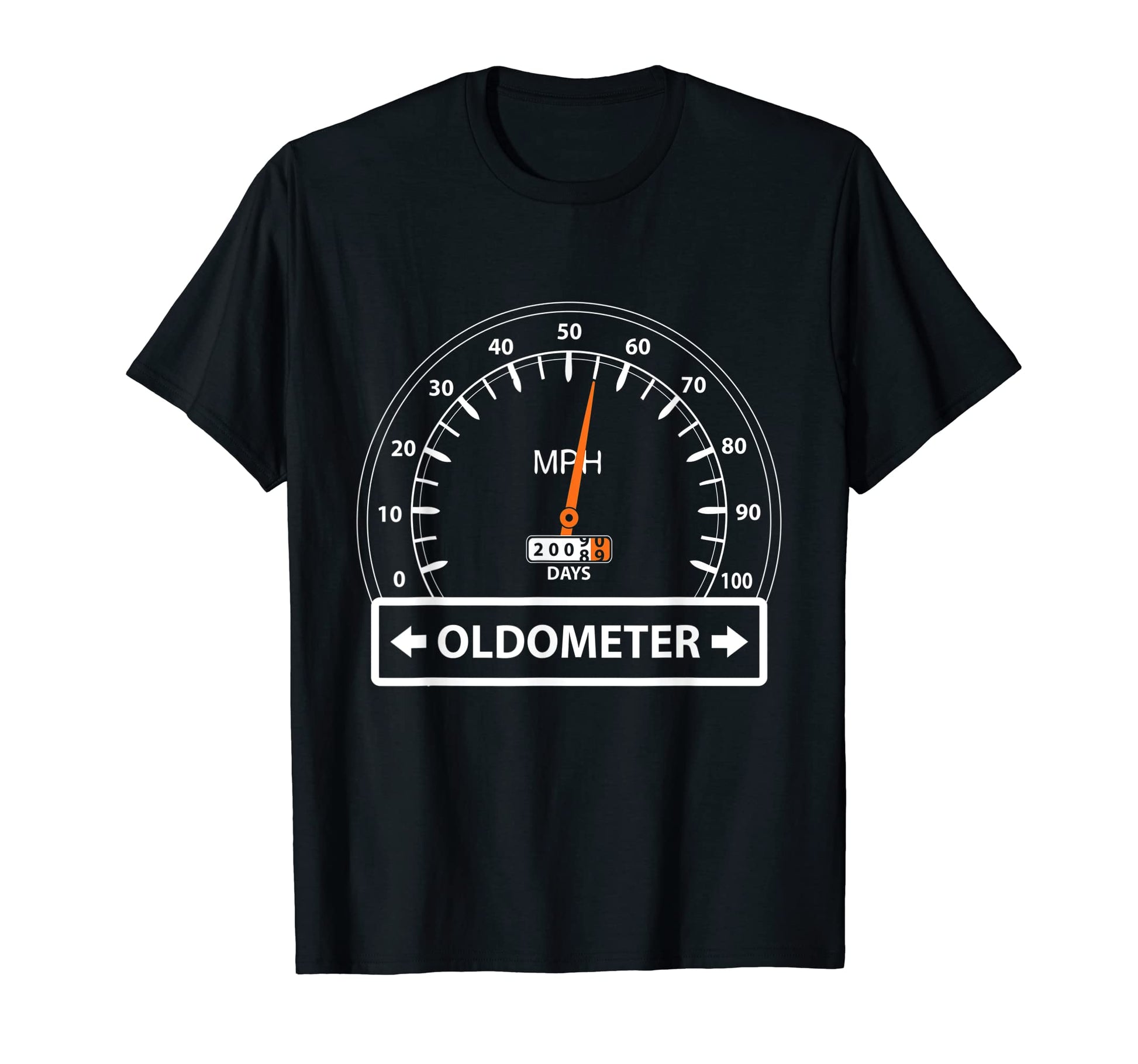 Funny Oldometer 55 Bday Motorcycle T-Shirt - Custom Art Print Men Women - T-Shirt, Sweatshirt, Hoodie