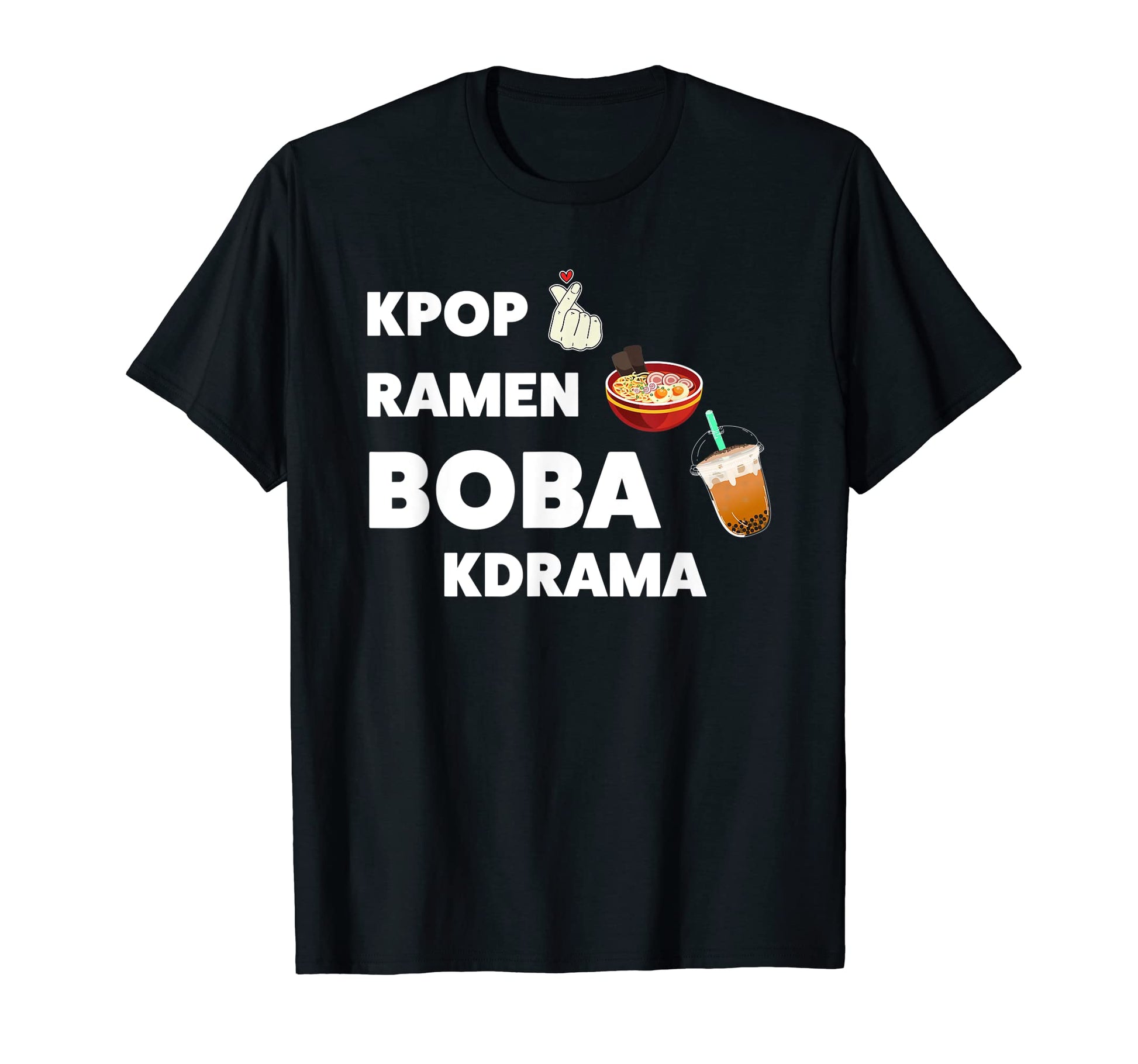 Kpop Ramen Boba Kdrama K Pop T-Shirt - Aesthetic Graphic Unisex - T-Shirt, Sweatshirt, Hoodie