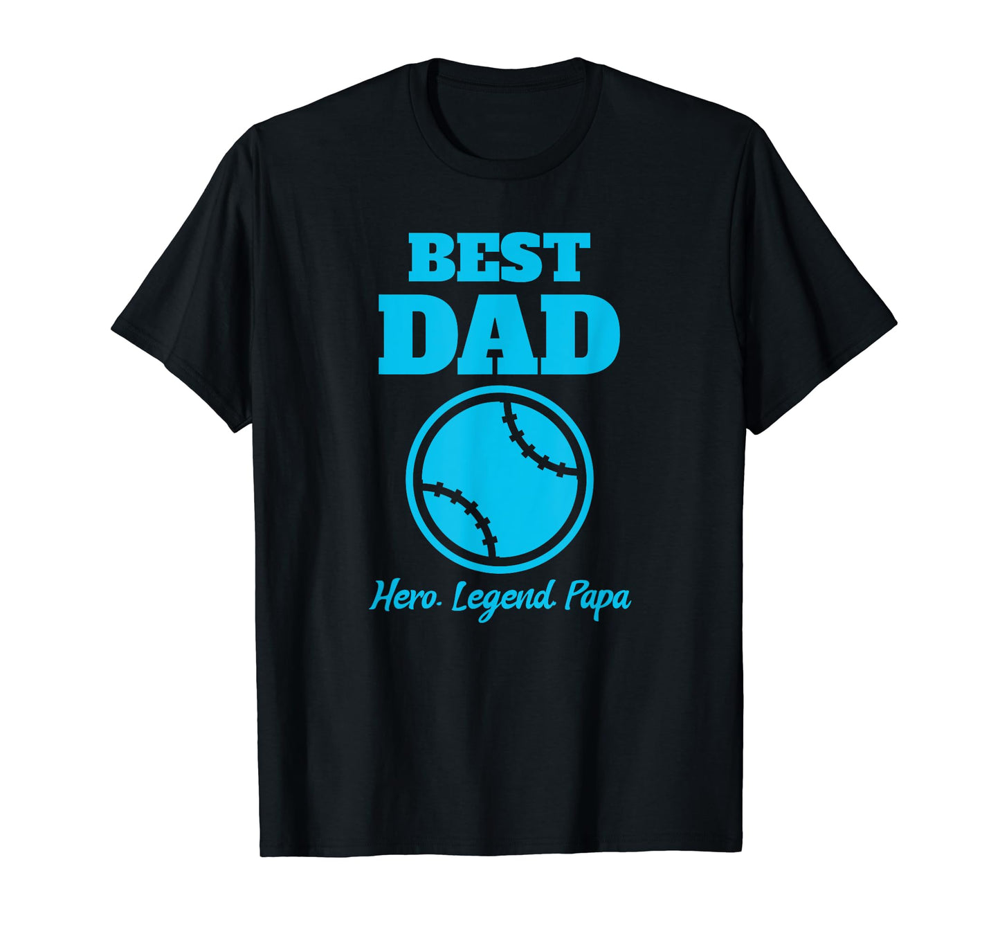 Baseball Dad Fathers Day Papa Dad T-Shirt - Aesthetic Graphic for Adults - T-Shirt, Sweatshirt, Hoodie