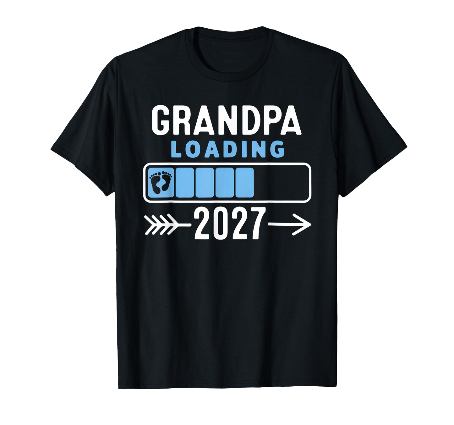 Mens Grandpa Loading 2027 Promoted To T-Shirt - Graphic Print Unisex - T-Shirt, Sweatshirt, Hoodie