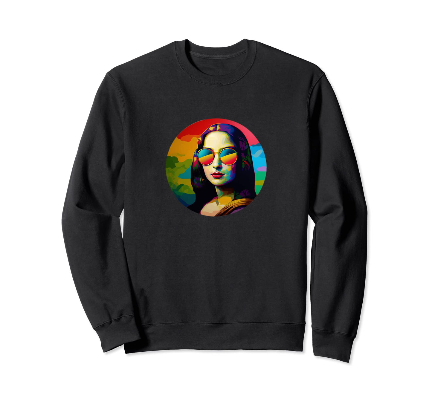 Pop Art Mona Lisa Sweatshirt - Custom Art Print Unisex - T-Shirt, Sweatshirt, Hoodie