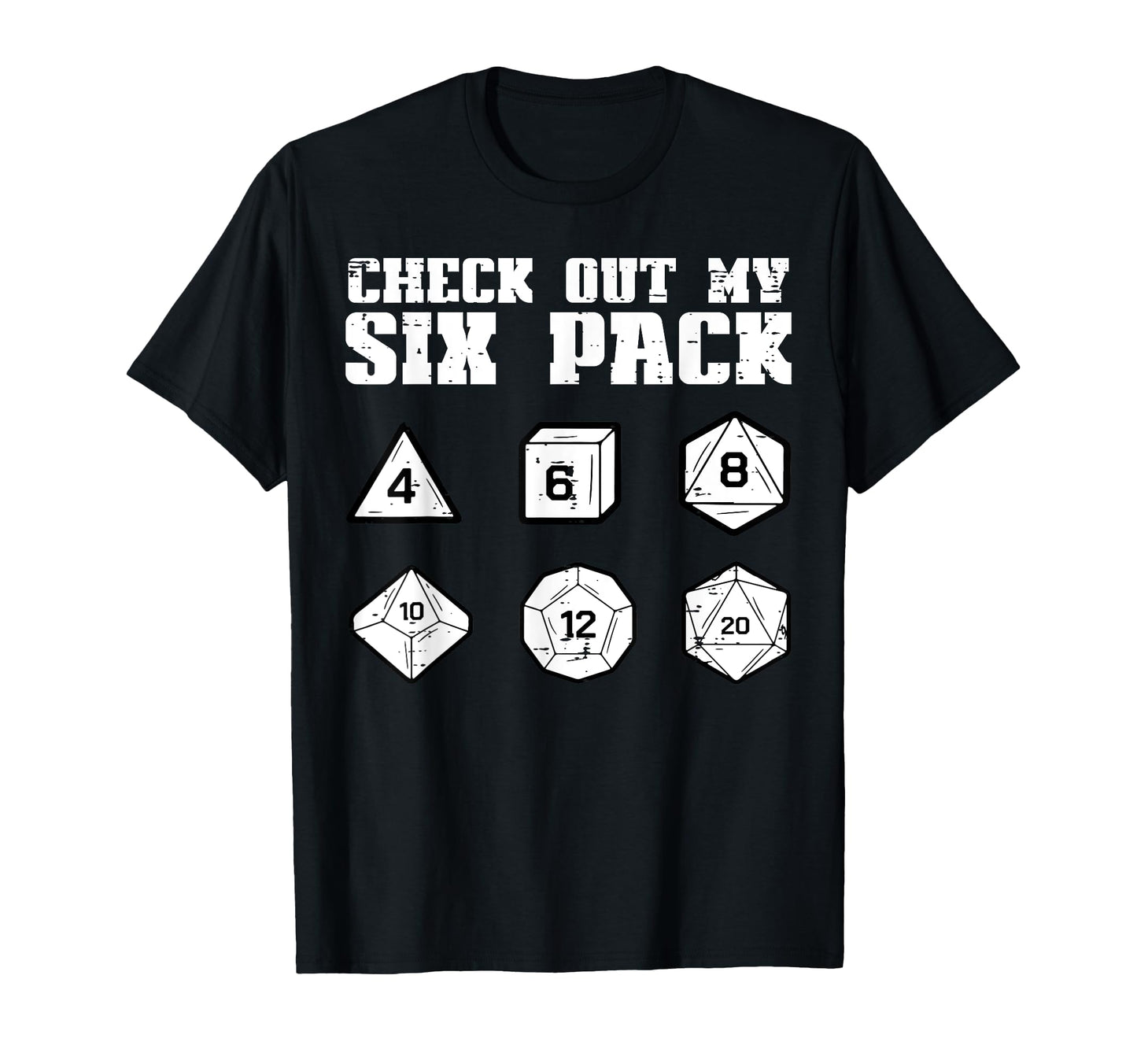 Rpg Check Out My 6 Pack Funny Gamer T-Shirt - Novelty Apparel Unisex - T-Shirt, Sweatshirt, Hoodie