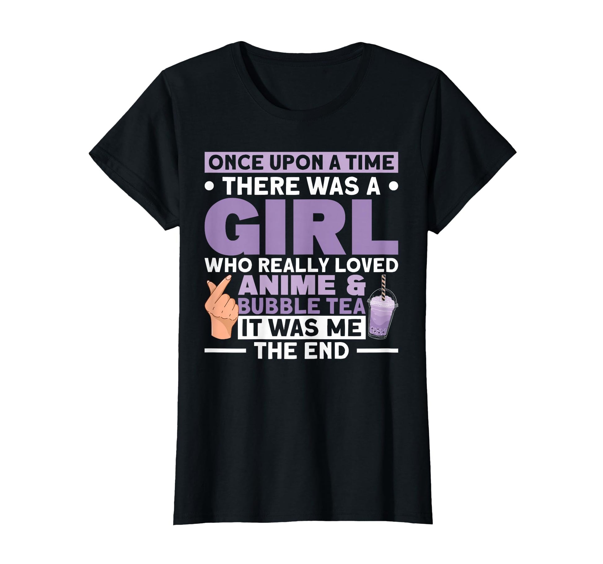 Anime Bubble Tea K Pop Lovers T-Shirt - Custom Art Print for Adults - T-Shirt, Sweatshirt, Hoodie