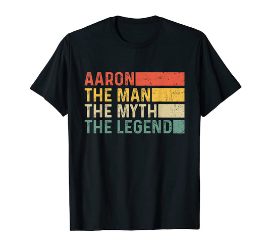 Aaron Myth Legend Gift Aaron T-Shirt - Aesthetic Graphic for Adults - T-Shirt, Sweatshirt, Hoodie