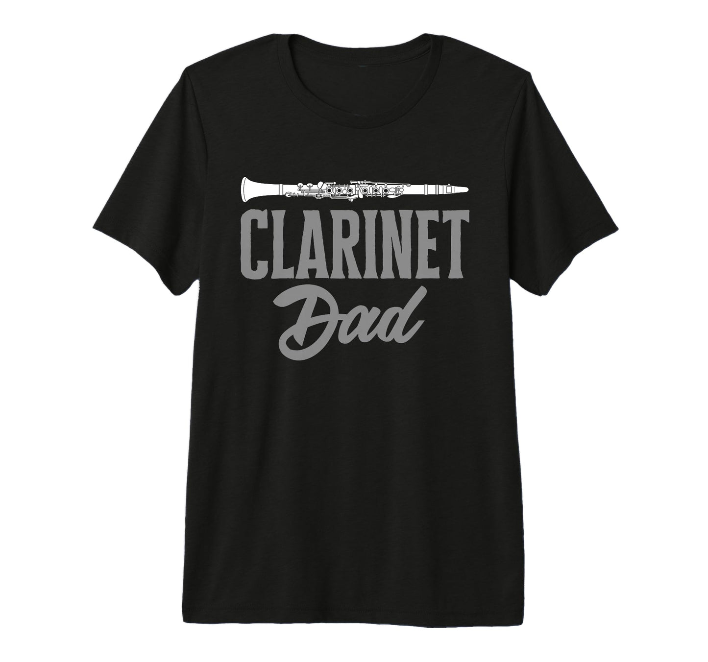Mens Clarinetist Clarinet Dad Fathers T-Shirt - Minimalist Print Unisex - T-Shirt, Sweatshirt, Hoodie