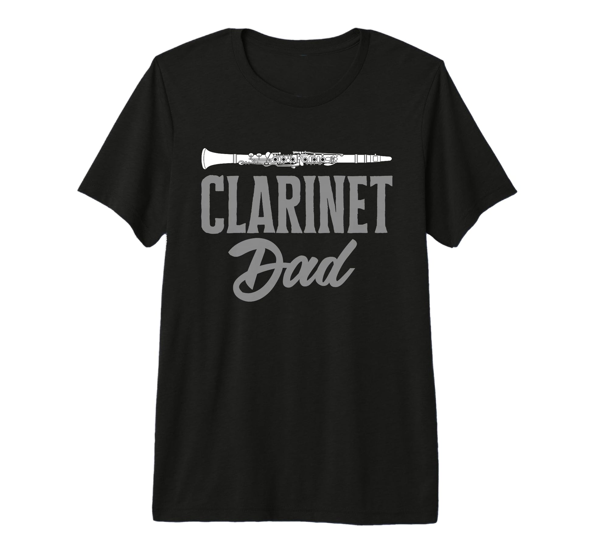 Mens Clarinetist Clarinet Dad Fathers T-Shirt - Minimalist Print Unisex - T-Shirt, Sweatshirt, Hoodie