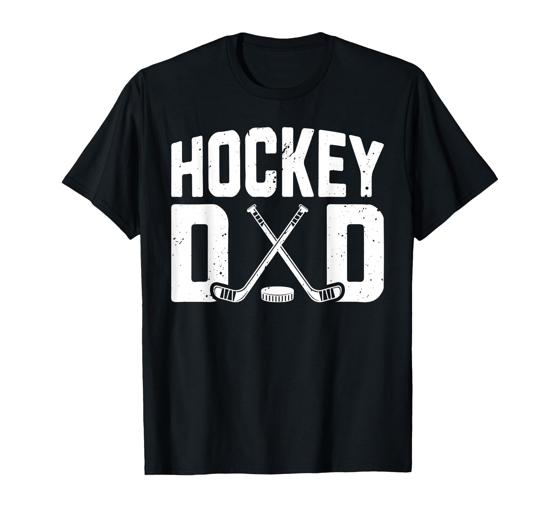 Hockey Dad Sticks Puck Lover Ice Hockey T-Shirt - Graphic Print Men Women - T-Shirt, Sweatshirt, Hoodie