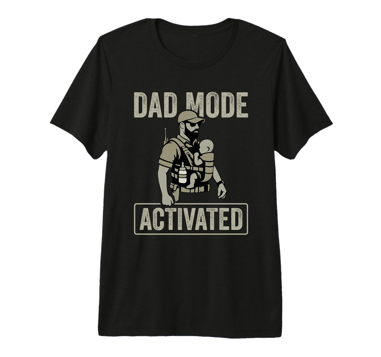 Dad Mode Activated Tactical Carrier T-Shirt - Custom Art Print for Adults - T-Shirt, Sweatshirt, Hoodie