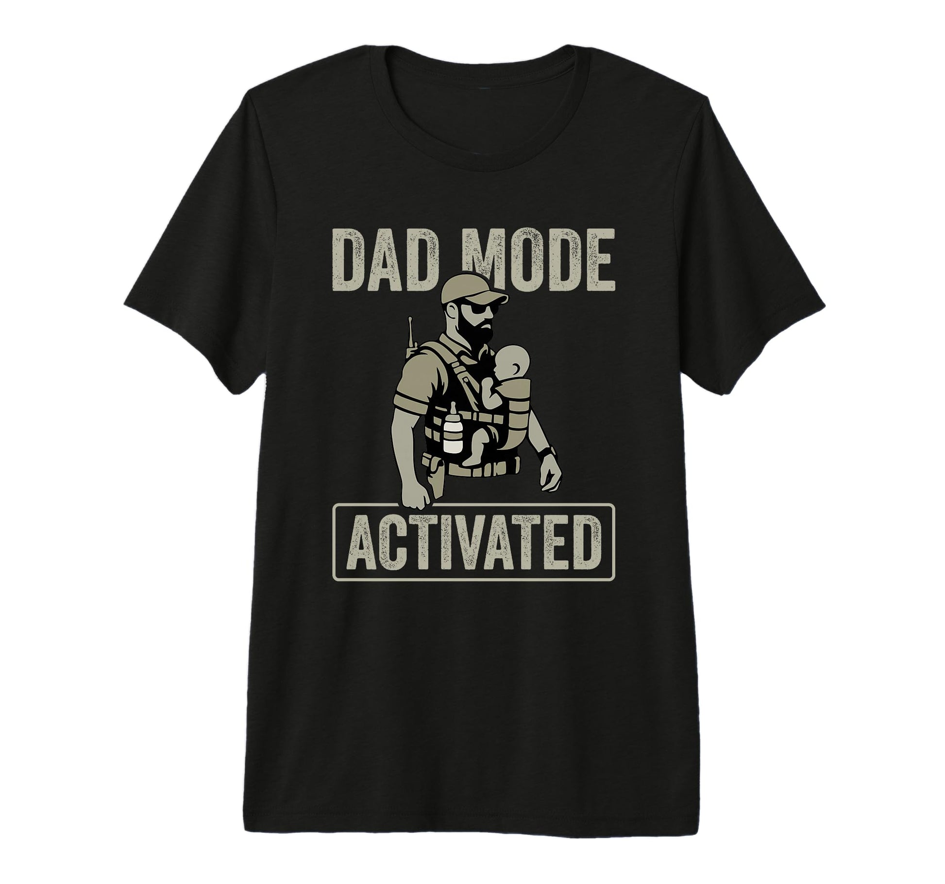Dad Mode Activated Tactical Carrier T-Shirt - Custom Art Print for Adults - T-Shirt, Sweatshirt, Hoodie