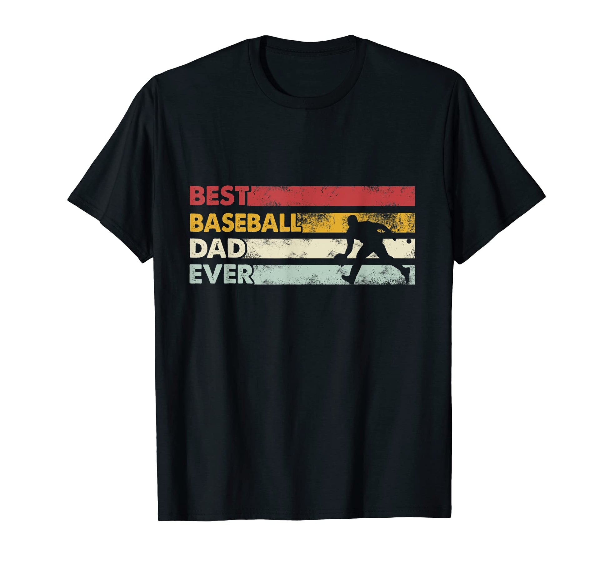 Best Dad Ever Father Baseball T-Shirt - Fun Novelty Design for Adults - T-Shirt, Sweatshirt, Hoodie