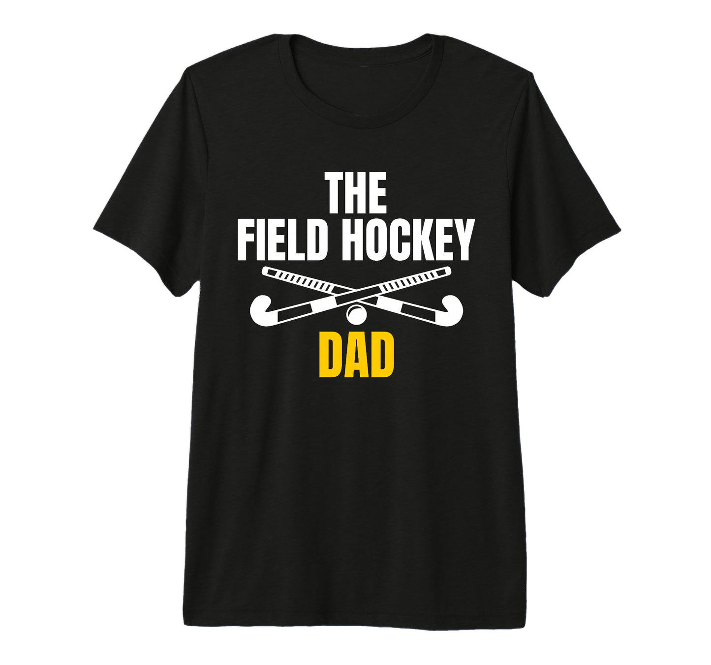 Mens Field Hockey Dad Fathers Day T-Shirt - Aesthetic Graphic for Adults - T-Shirt, Sweatshirt, Hoodie