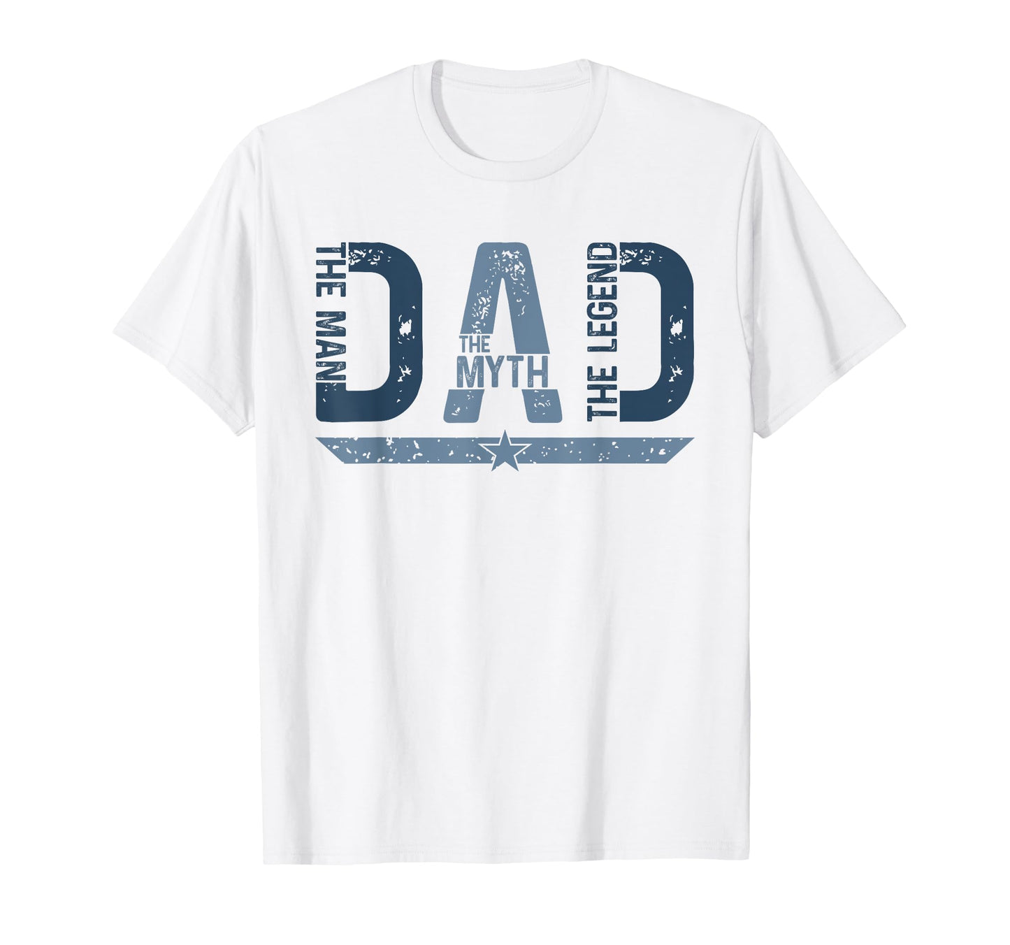 Dad Myth Legend Grandpa Fathers Day T-Shirt - Minimalist Print Men Women - T-Shirt, Sweatshirt, Hoodie