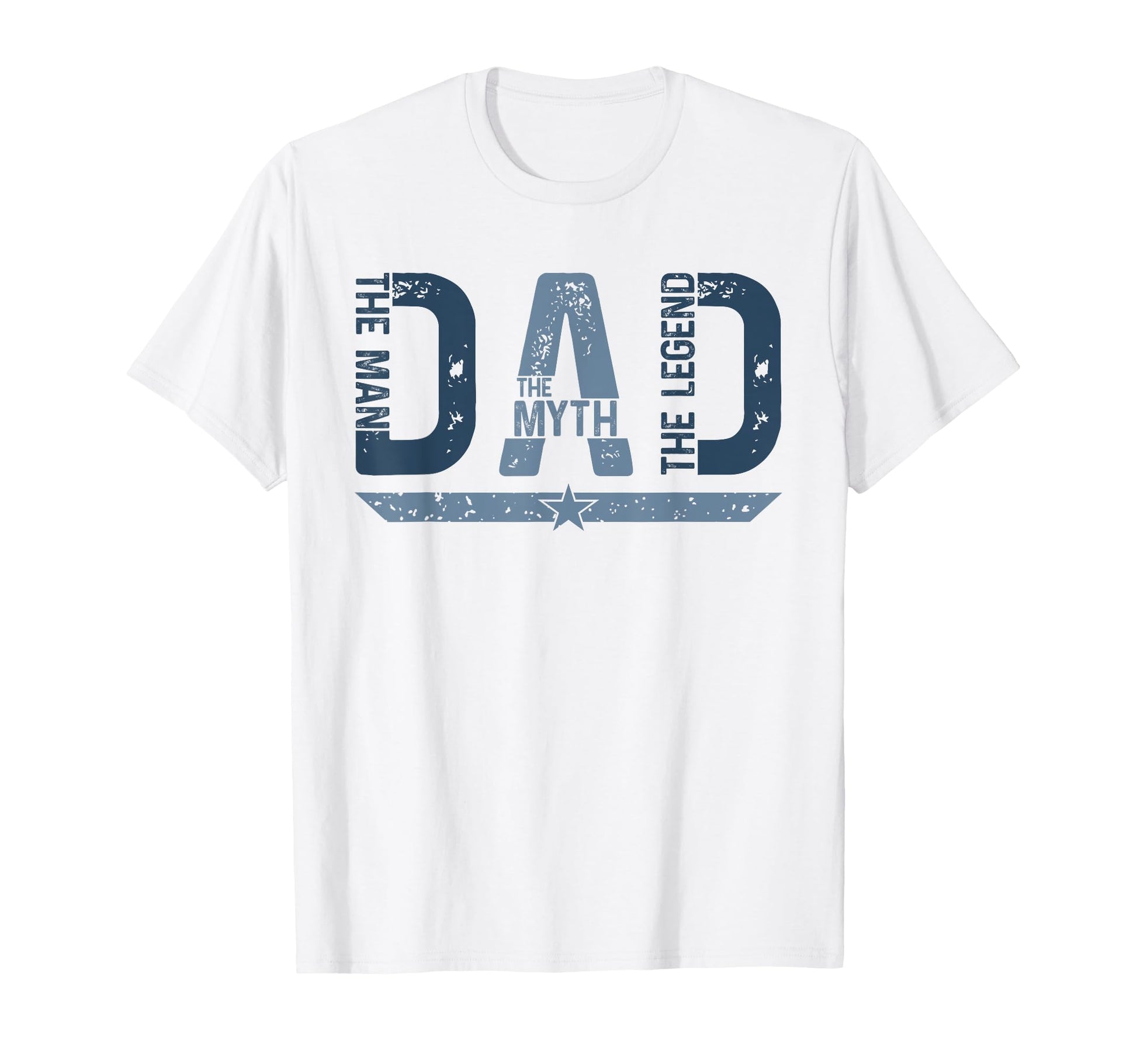 Dad Myth Legend Grandpa Fathers Day T-Shirt - Minimalist Print Men Women - T-Shirt, Sweatshirt, Hoodie