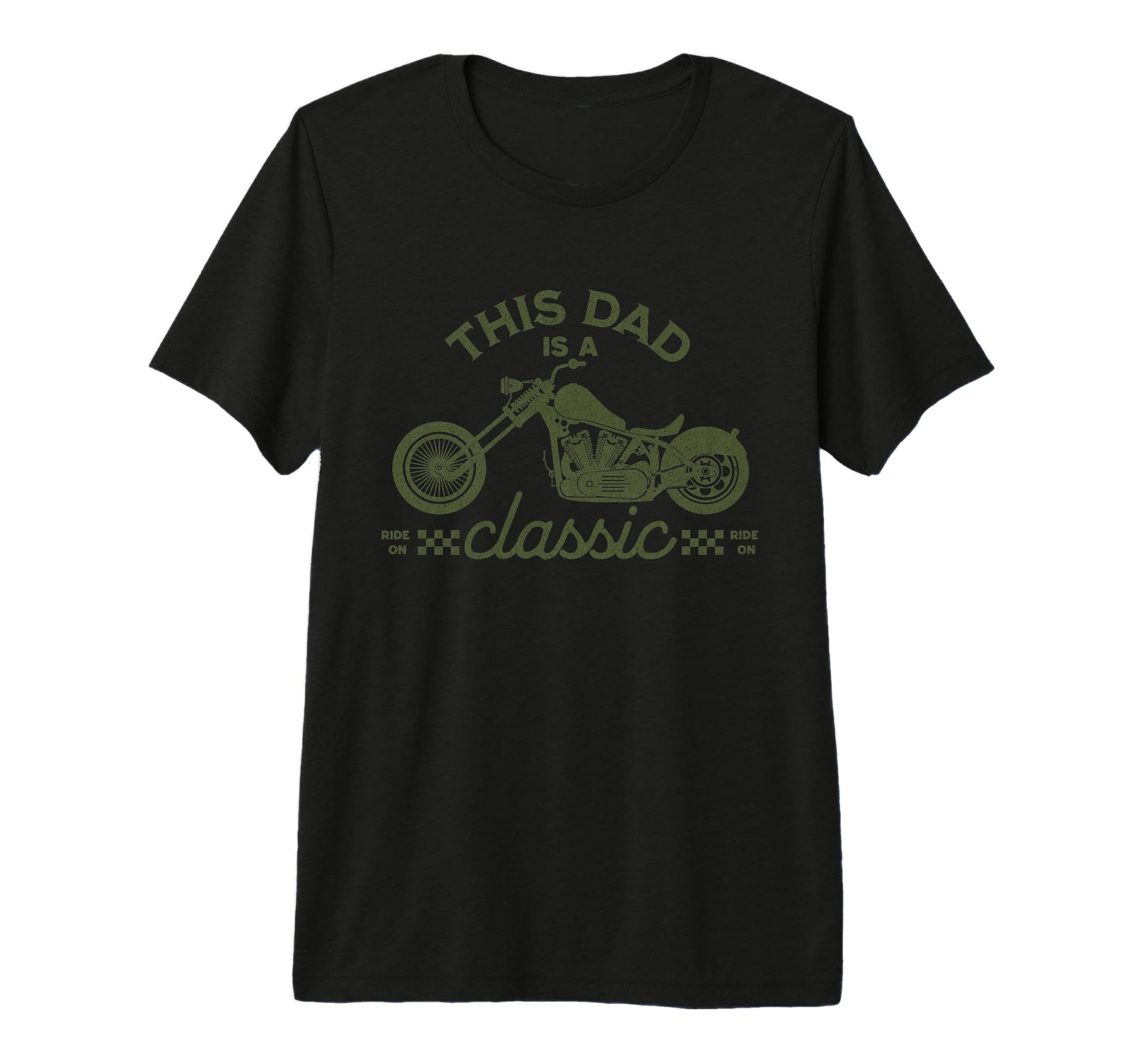 This Dad Is Funny Motorcycle Fathers T-Shirt - Trendy Graphic for Adults - T-Shirt, Sweatshirt, Hoodie