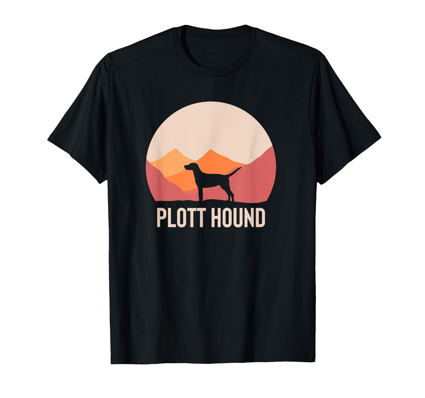 Plott Hound Silhouette T-Shirt - Graphic Print Unisex - T-Shirt, Sweatshirt, Hoodie