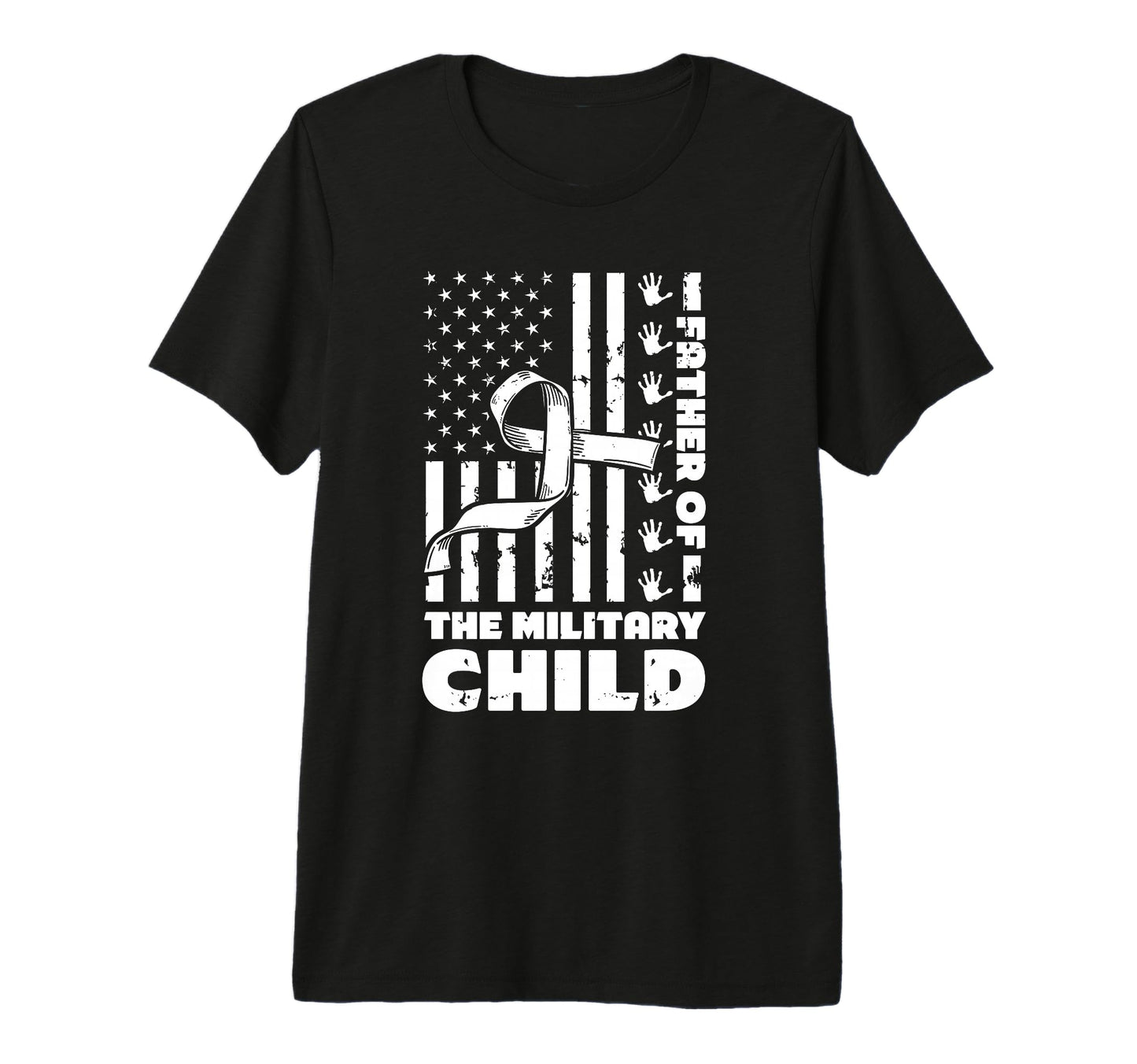 Mens Dad Father Military Child Tri Blend T-Shirt - Unique Graphic Men Women - T-Shirt, Sweatshirt, Hoodie