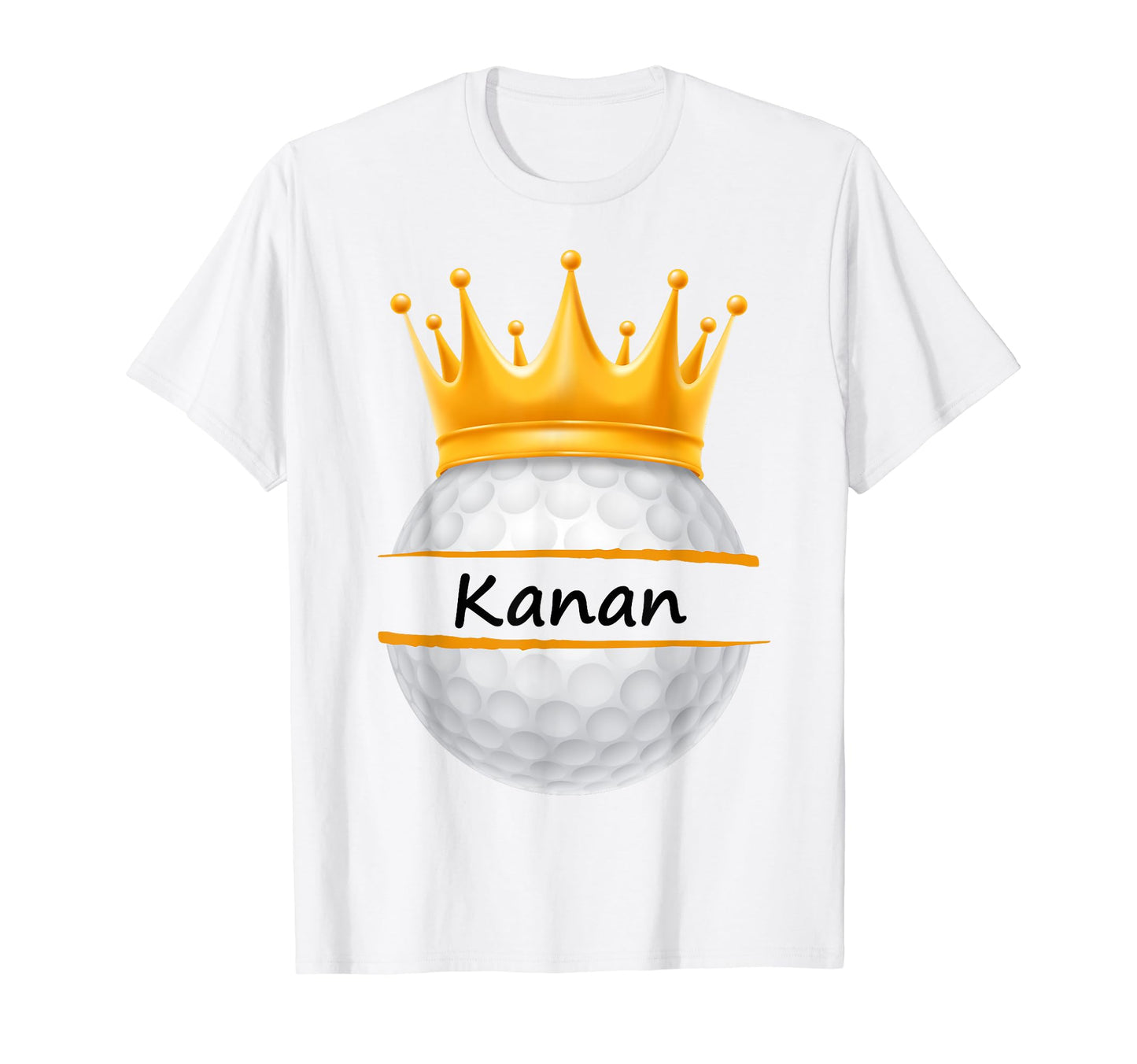 Novelty Golf Personalized Name Kanan T-Shirt - Minimalist Print Men Women - T-Shirt, Sweatshirt, Hoodie