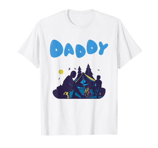 Camping Camper Daddy Father Best Dad T-Shirt - Aesthetic Graphic Unisex - T-Shirt, Sweatshirt, Hoodie