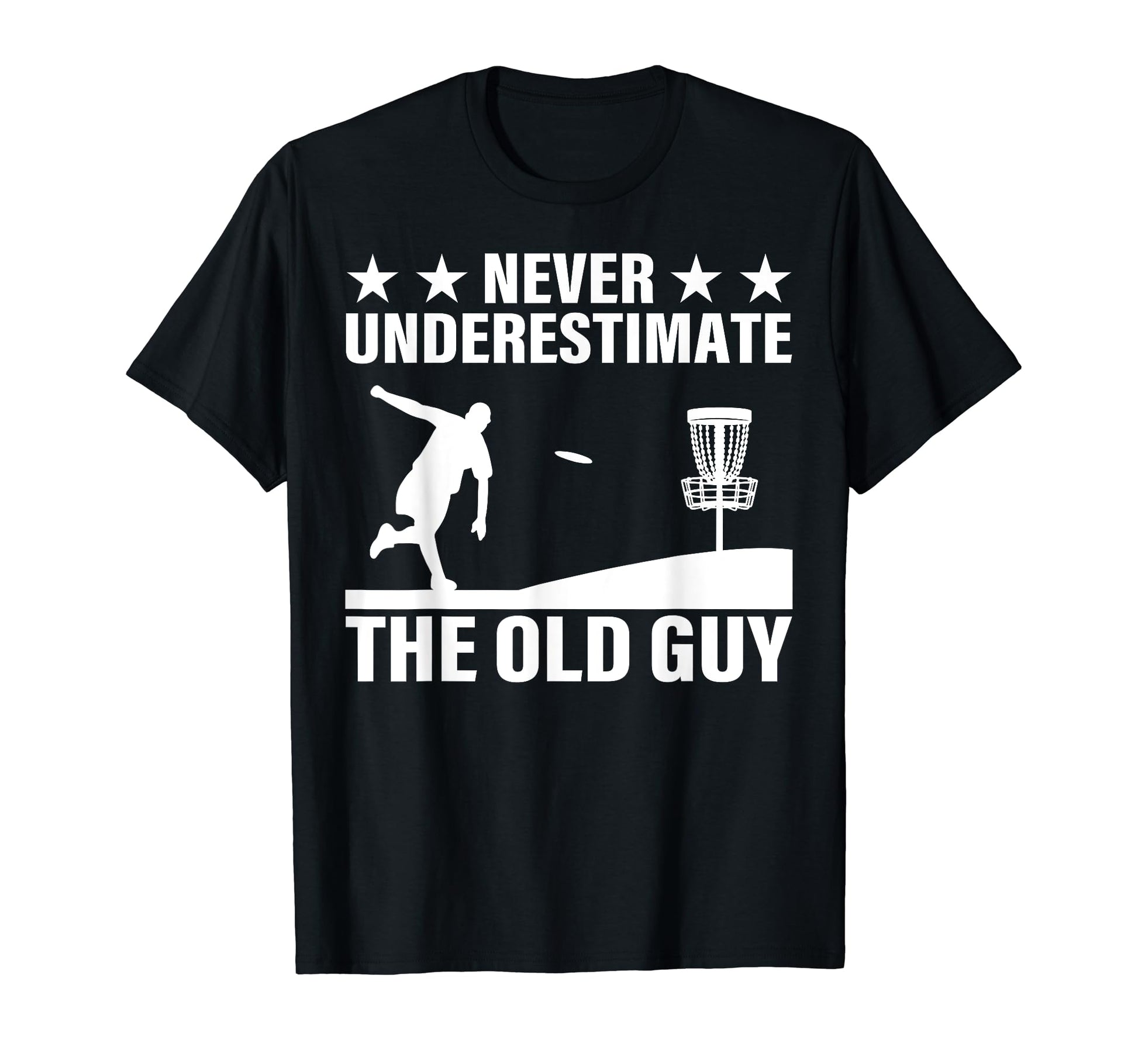 Dad Grandpa Disc Golf Player T-Shirt - Custom Art Print Men Women - T-Shirt, Sweatshirt, Hoodie