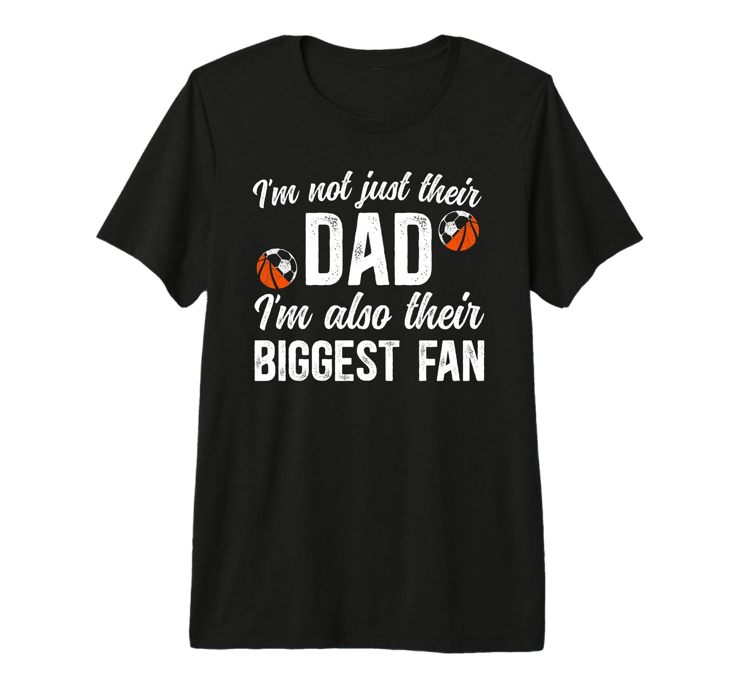 Mens Their Biggest Fan Soccer T-Shirt - Minimalist Print Men Women - T-Shirt, Sweatshirt, Hoodie