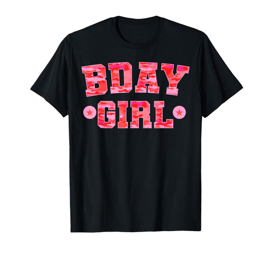 Camouflage Birthday Military Bday Camo T-Shirt - Fun Novelty Design Unisex - T-Shirt, Sweatshirt, Hoodie